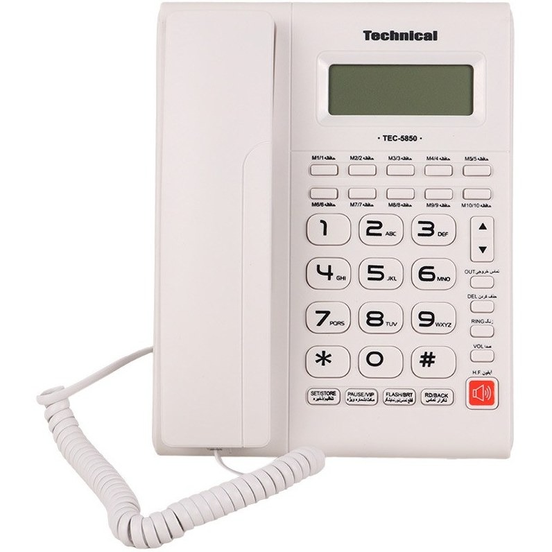 تلفن رومیزی تکنیکال مدل TEC5850