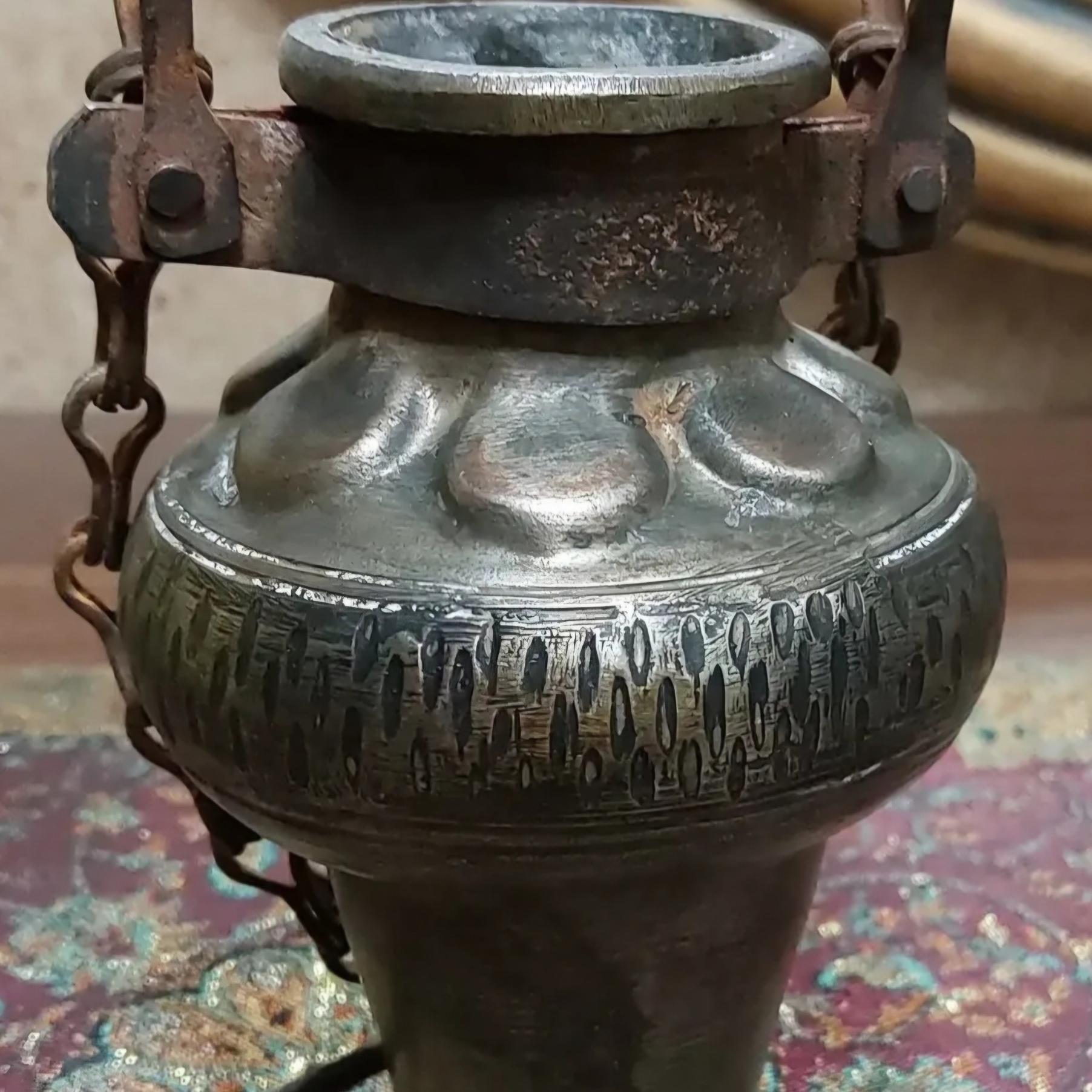 ظرف روغن قاجاری
