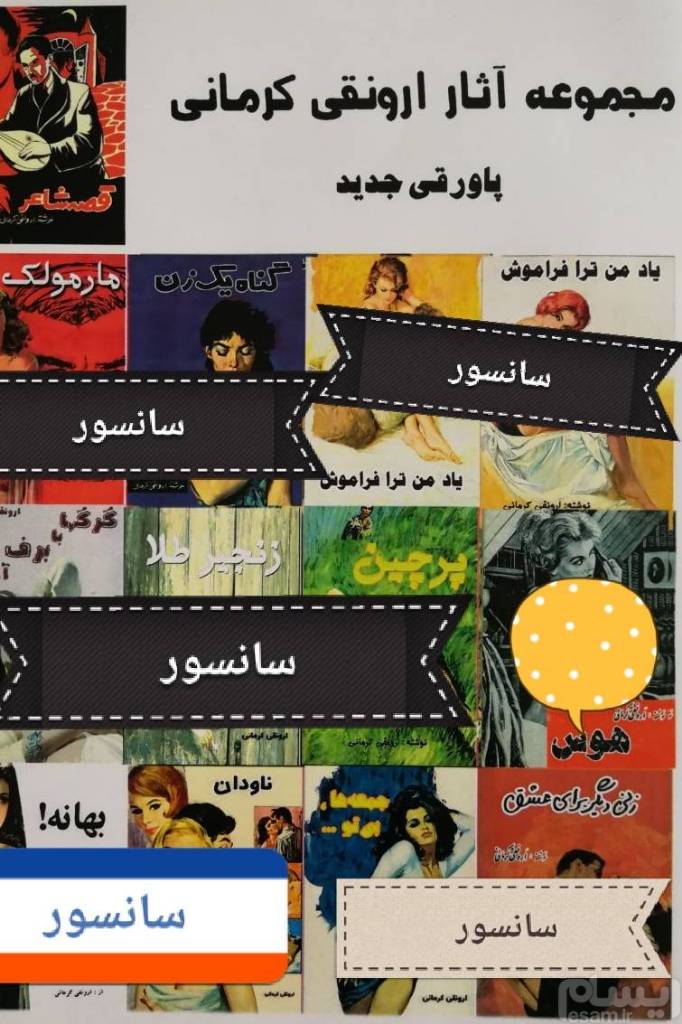 13 داستان پاورقی از ارونقی کرمانی .اکازیون