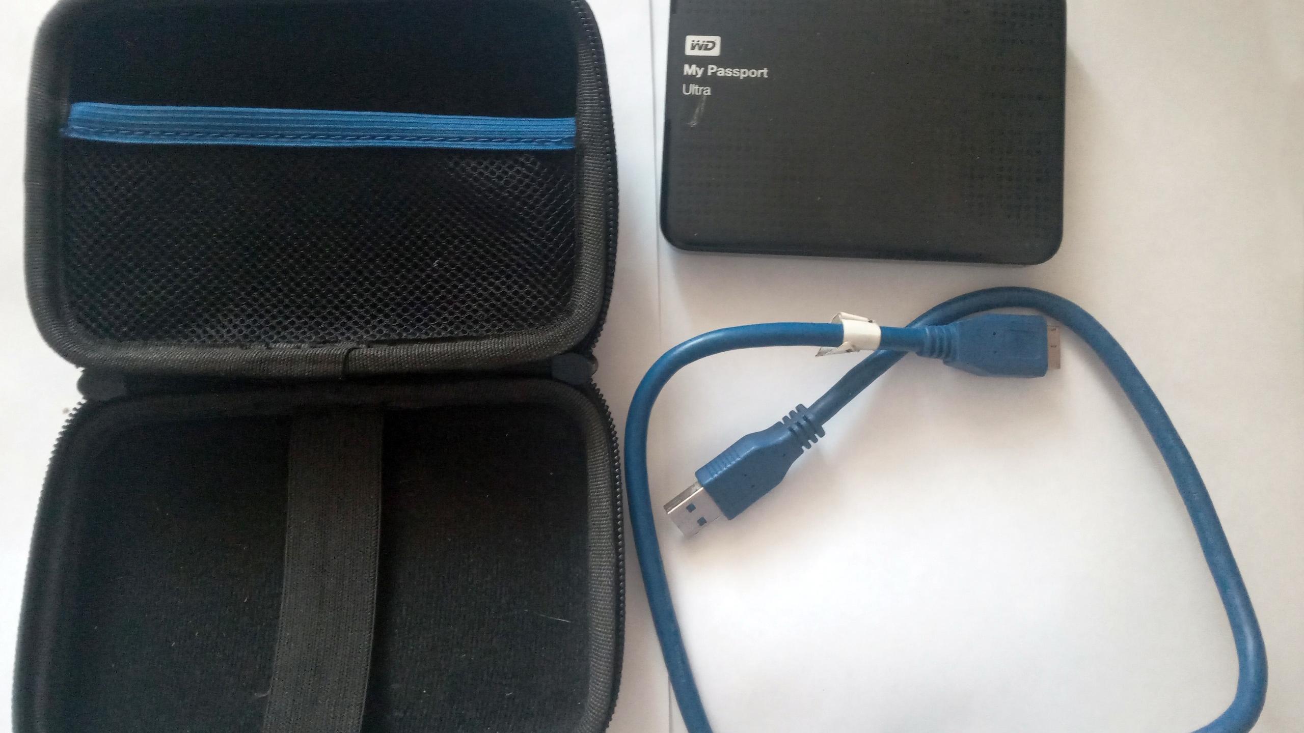 هارد اکسترنال 1 ترا وسترن، با کابل و کیف با کیفیت