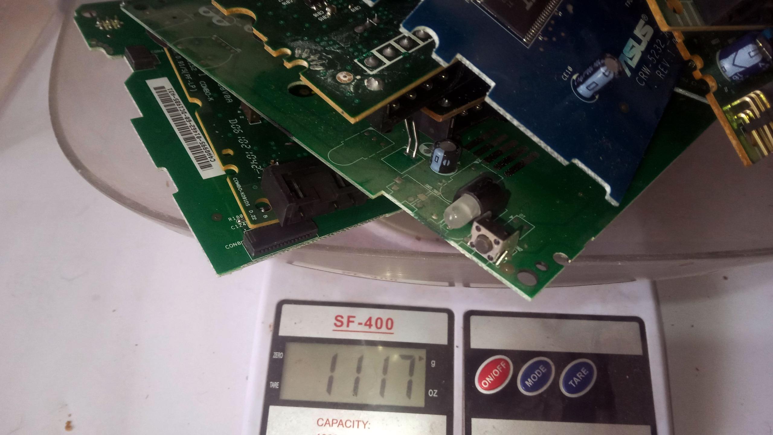 1115 کیلوگرم برد رایتر IDE پربار (1115 گرم)