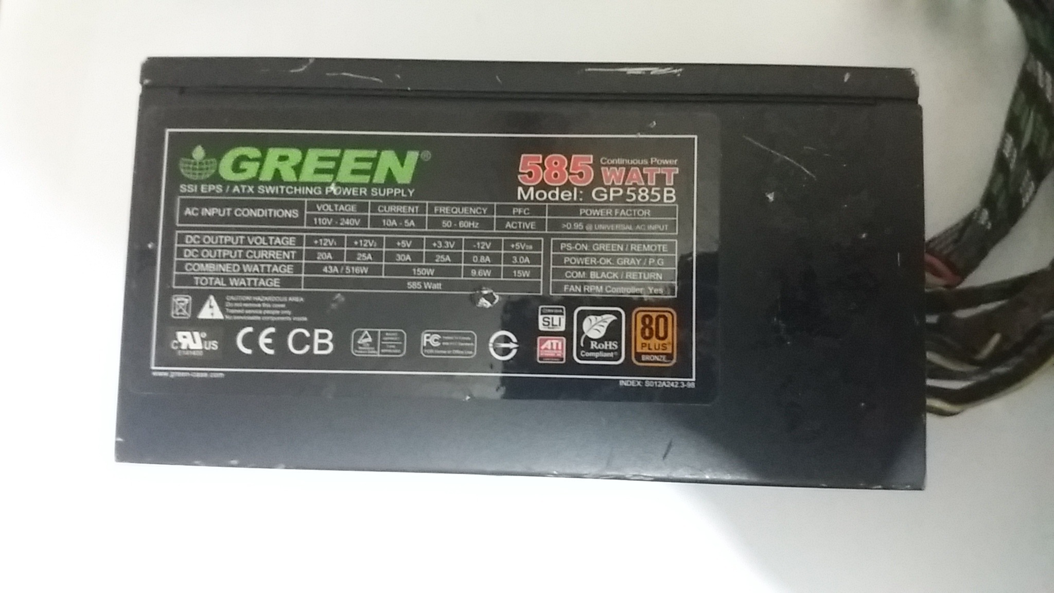 پاور گرین 585وات نیمه ماژولار