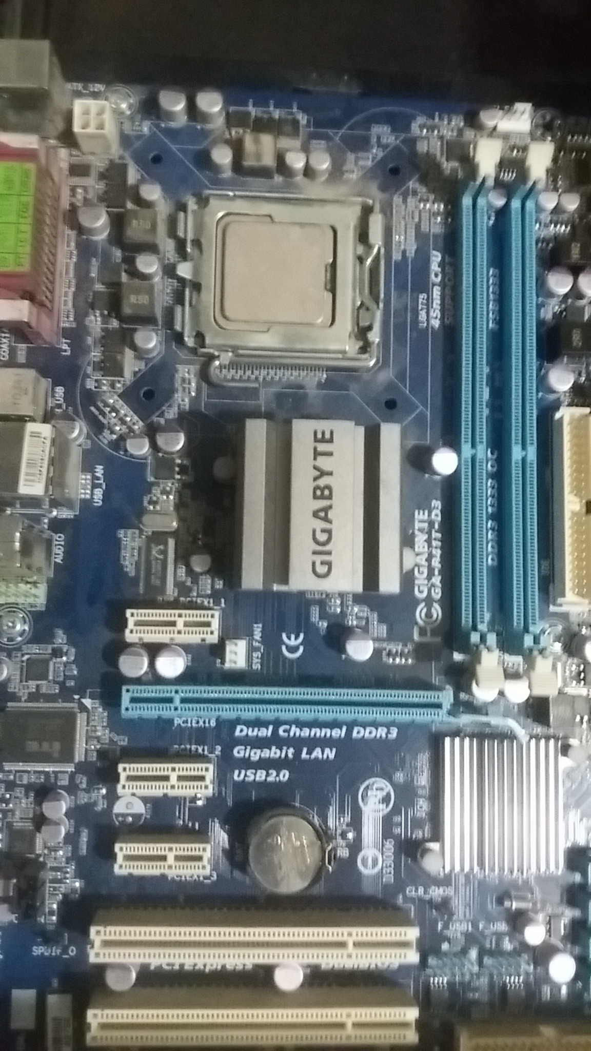 مادربرد GIGA P41T ddr3 cpu E5700