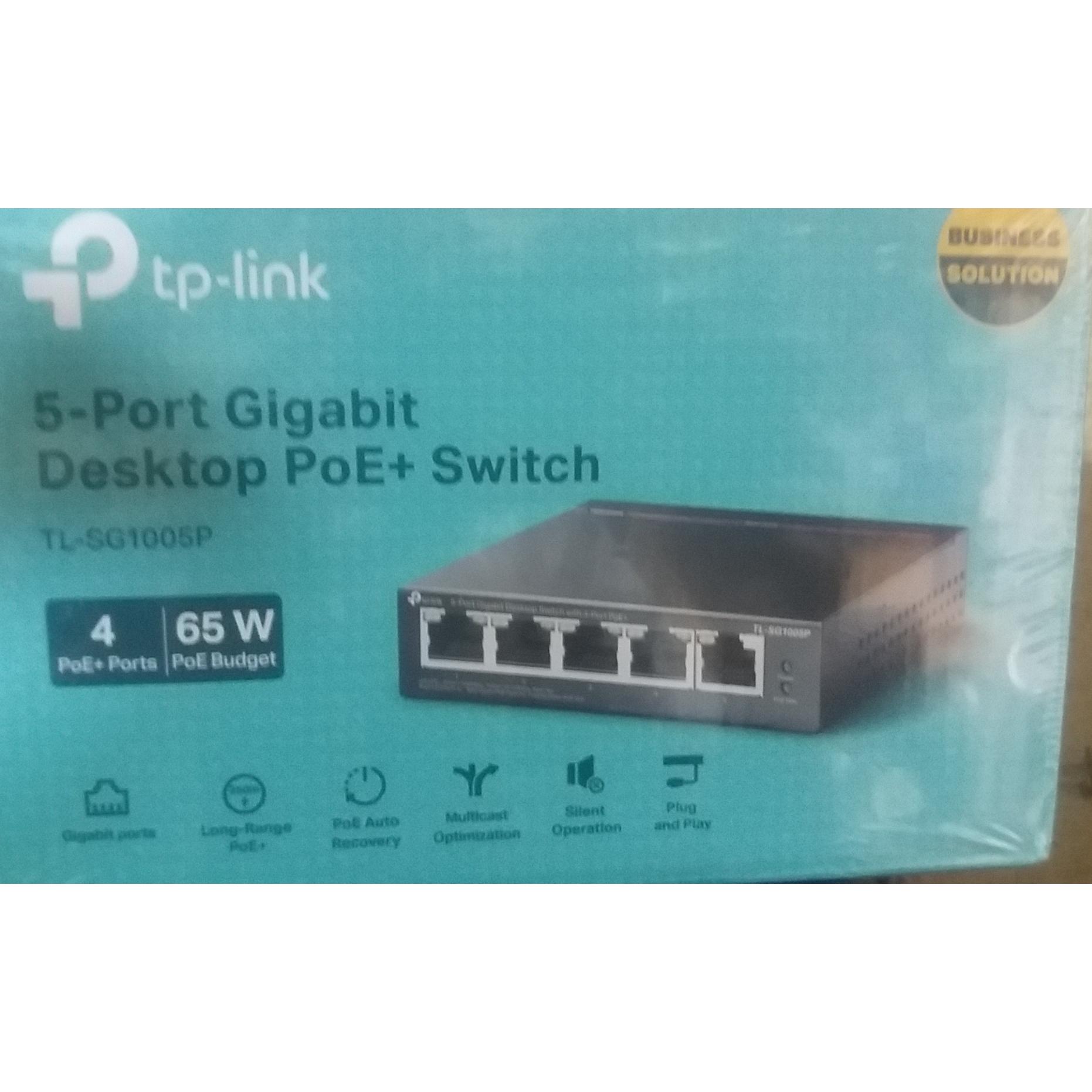 هاب سوئیچ شبکه 5پورت Tp-Link SG1005P نو پلمپ