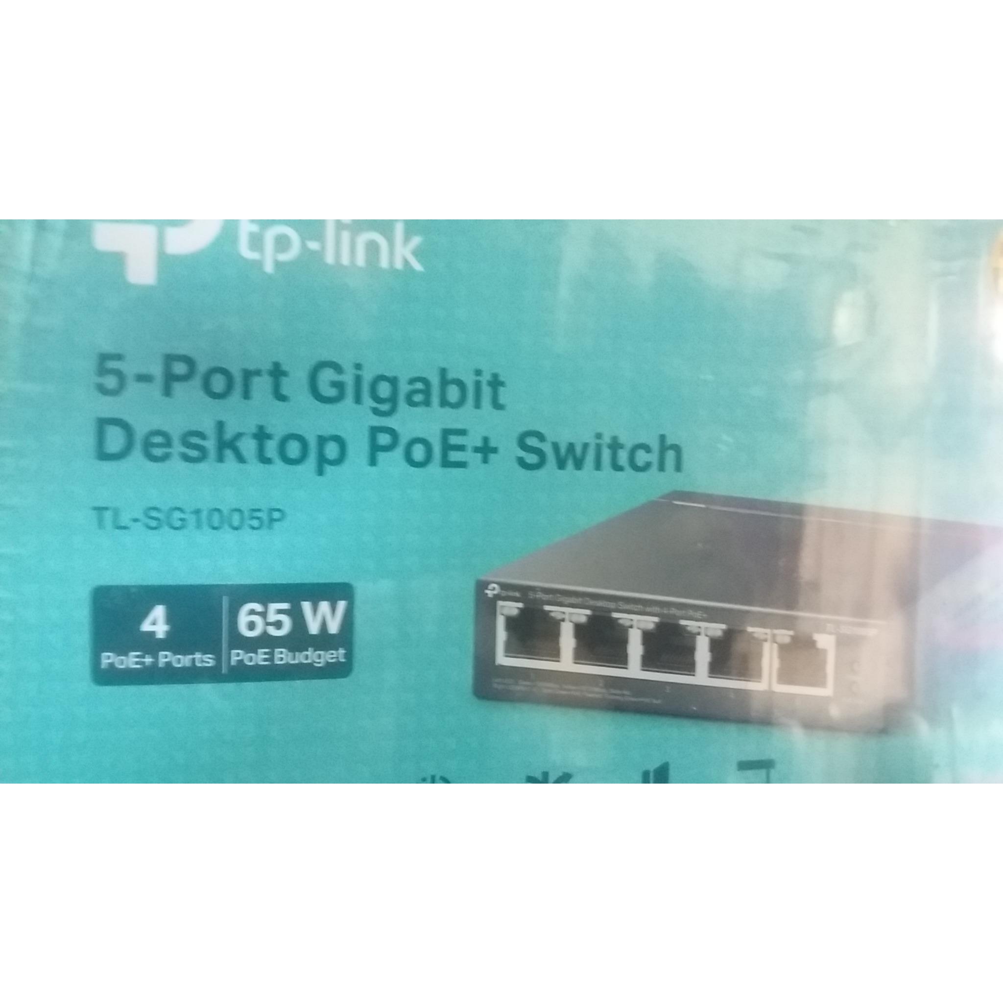 سوئیچ شبکه نو پلمپ روتر tplink TL-SG1005P