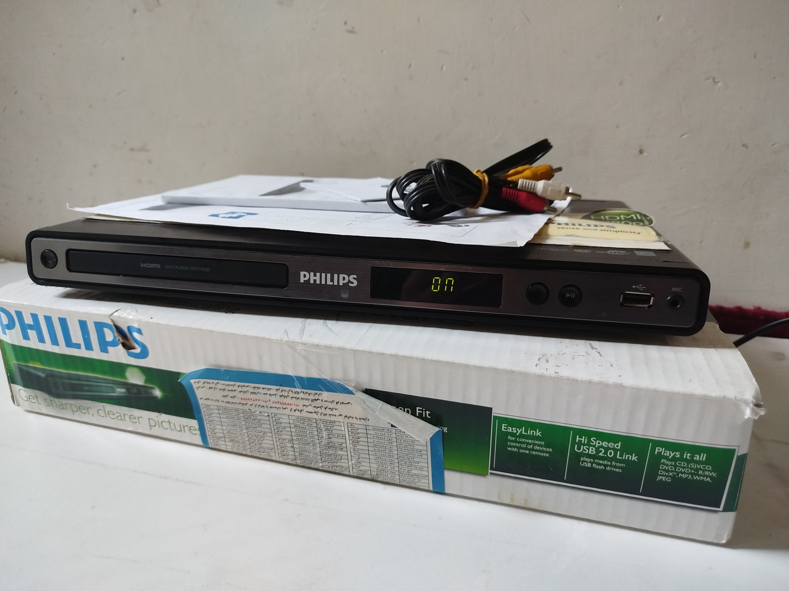 DvD فیلیپس_اصل HDmiباکارتن(توضیحات بخوانید)