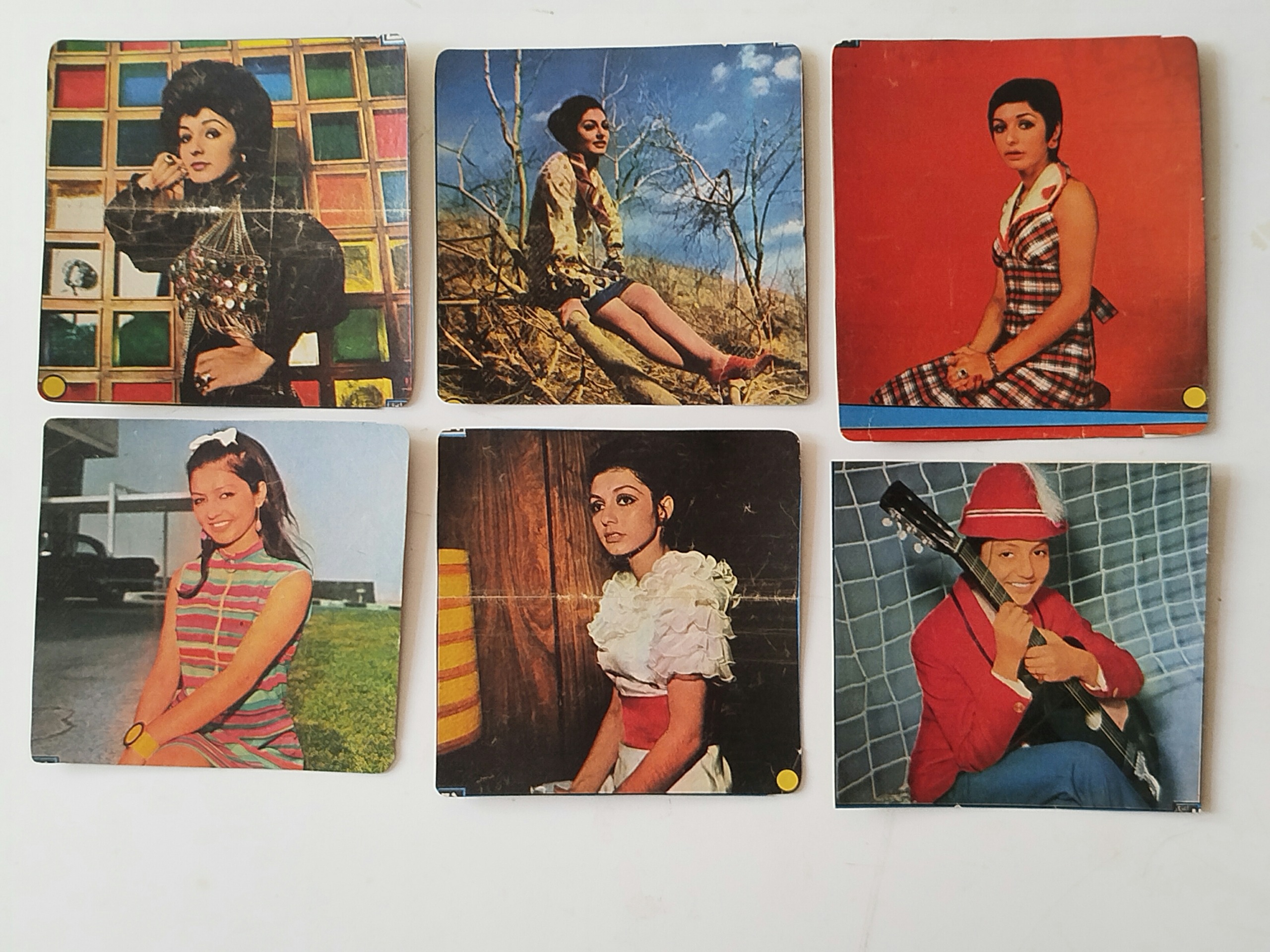 6عکس مقوایی قدیمی نوستالژیک فروش مجموعه 350