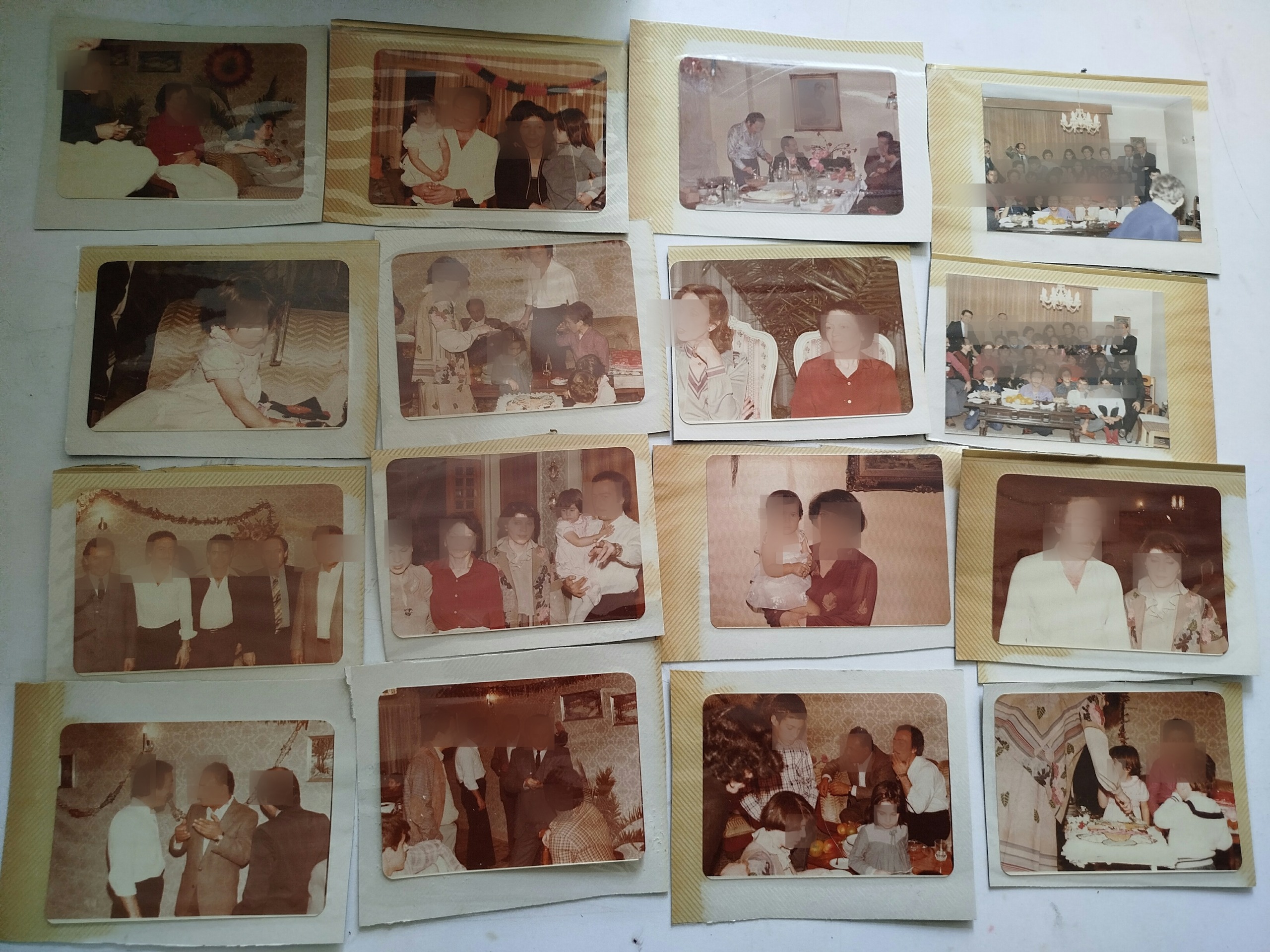 مجموعه 17عکس قدیمی رنگی تولد.فروش مجموعه 350