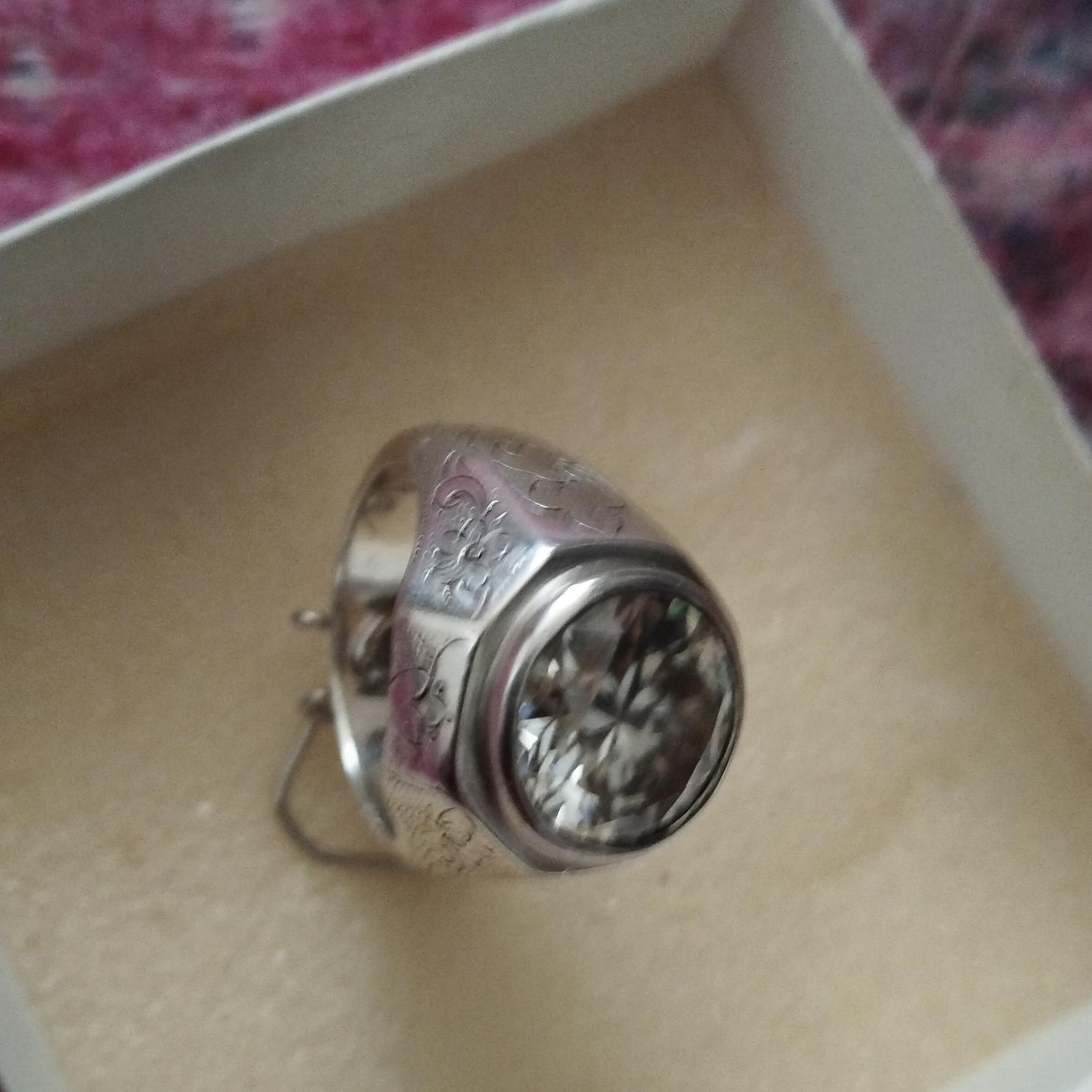 انگشتر نقره موزانایت