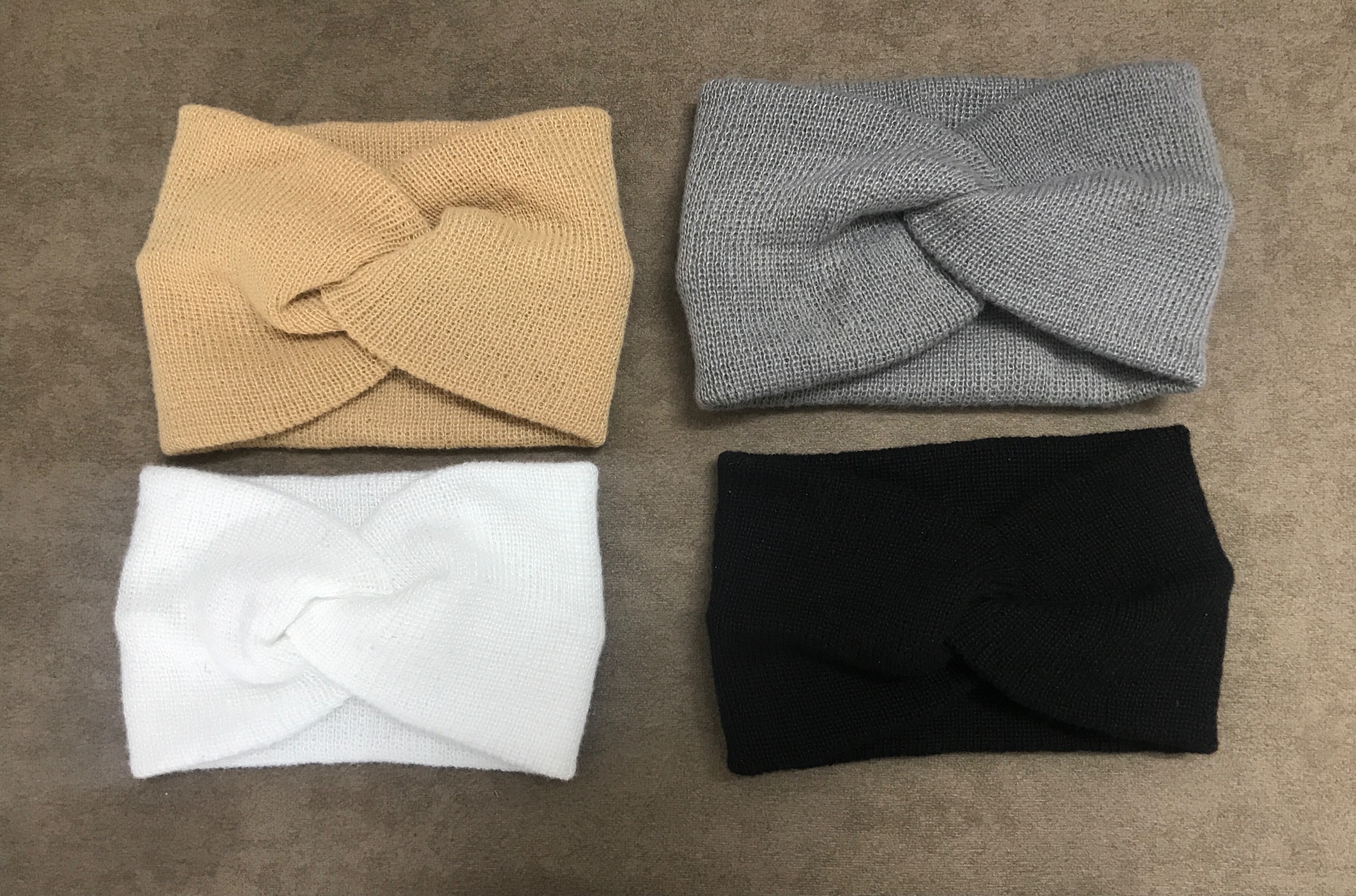 هدبند بافتنی دخترانه