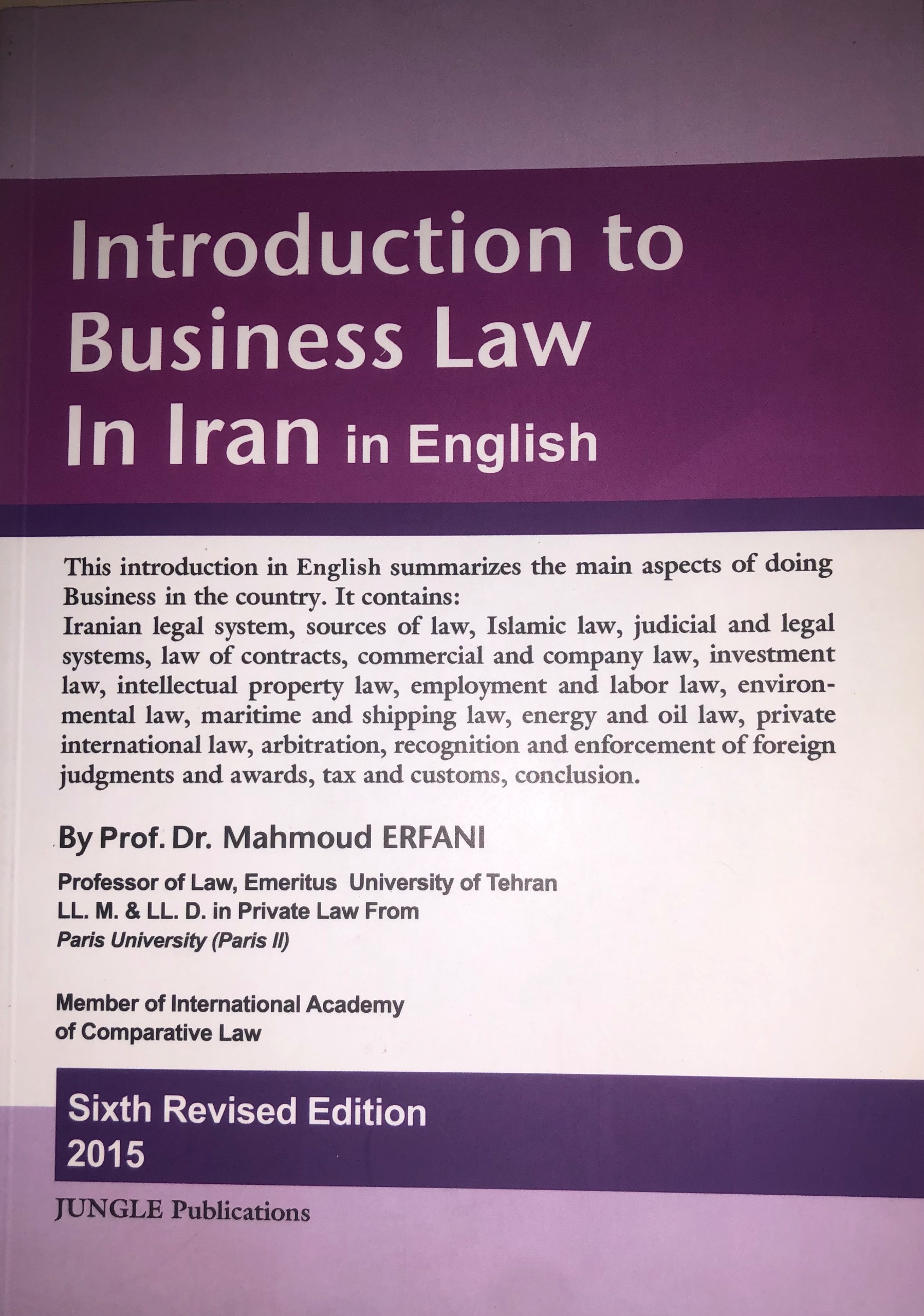 introduction to business law in English