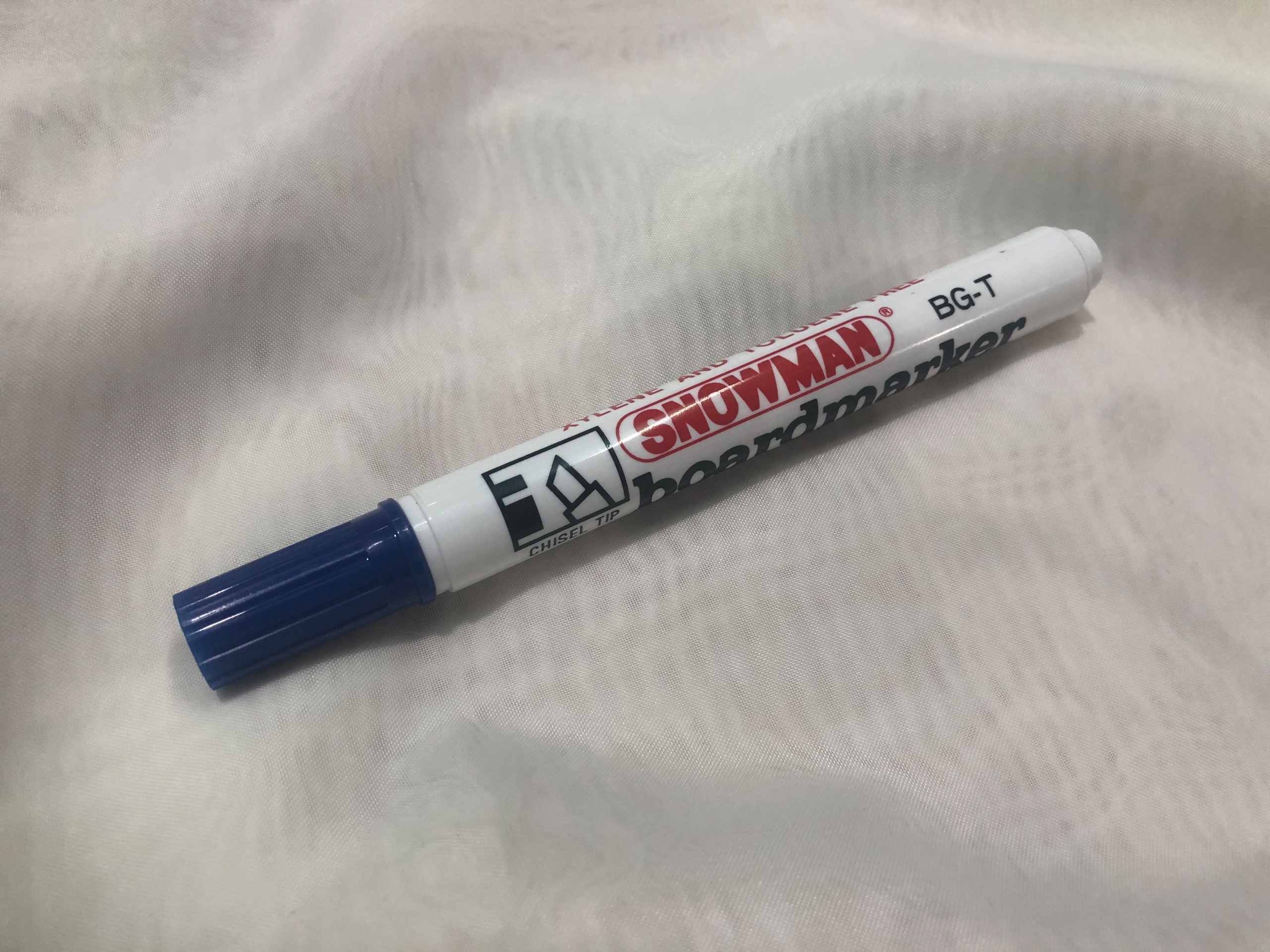 ماژیک وایت برد snowman آبی سر گِرد