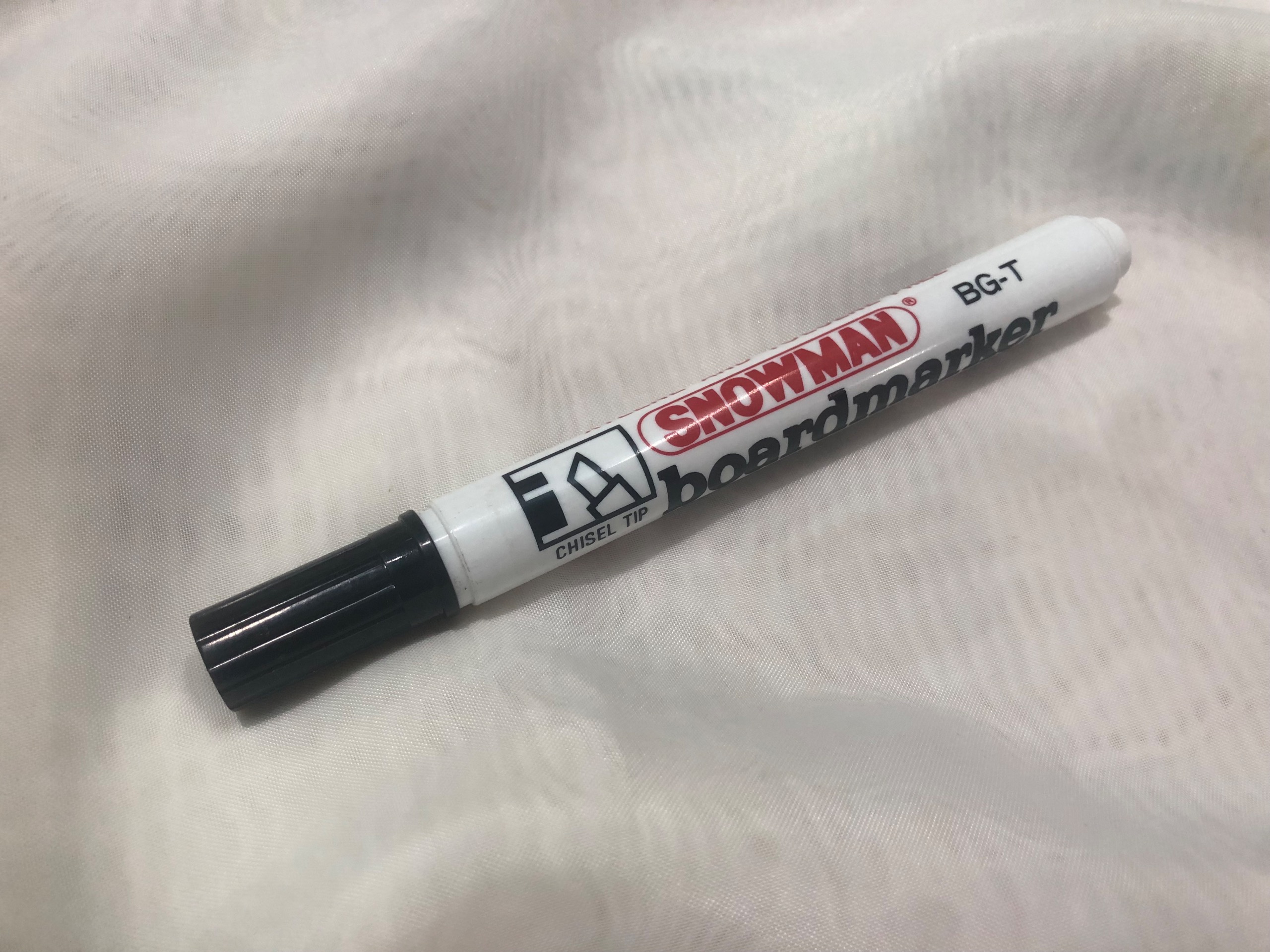 ماژیک وایت برد snawman مشکی سر گِرد