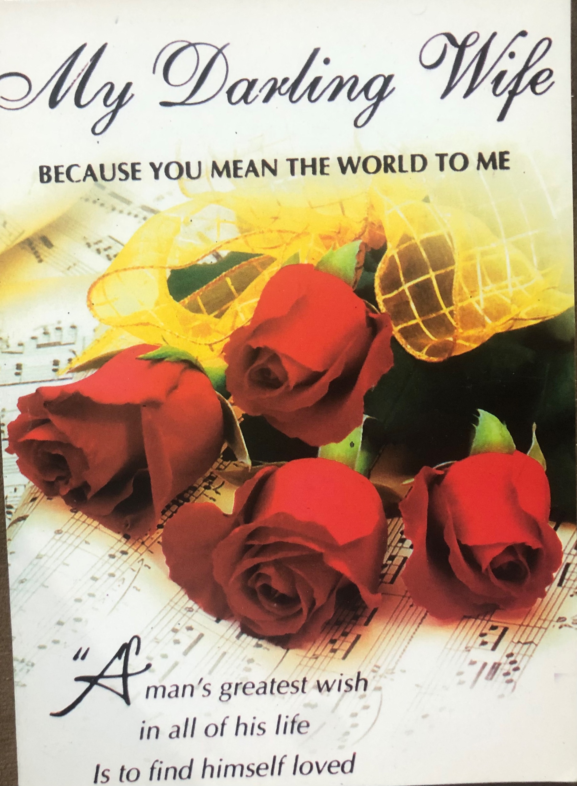 کارت پستال قدیمی طرح گل رز قرمز