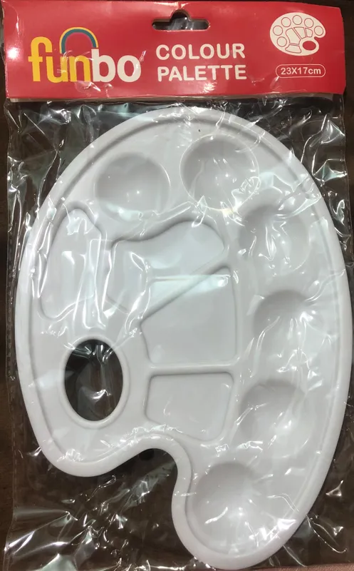 پالت نقاشی پلاستیکی funbo