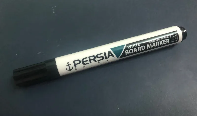 ماژیک وایت برد مشکی سر گِرد persia