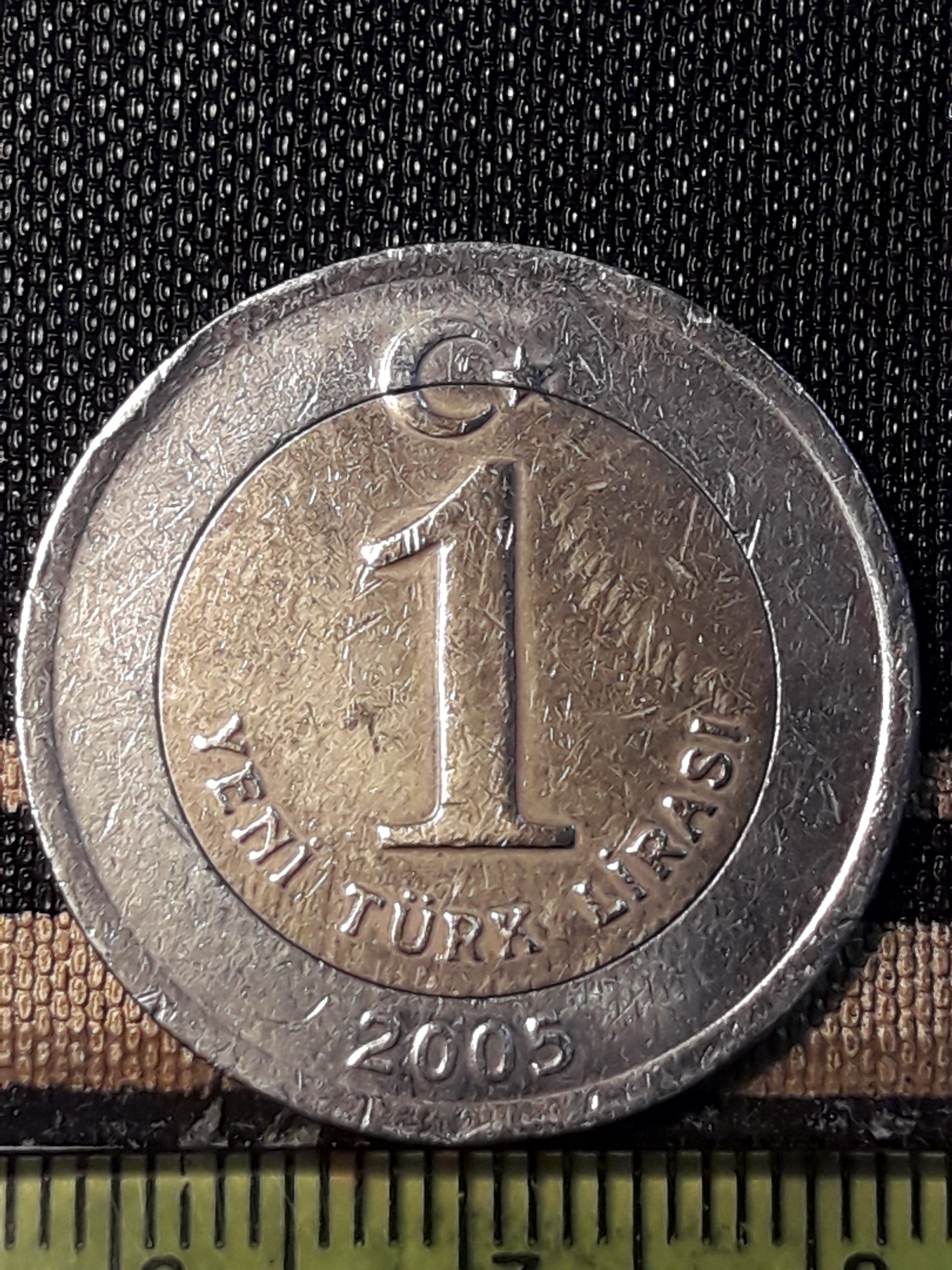 سکه کلکسیونی 1 لیر قدیم ترکیه 2005 کد 283