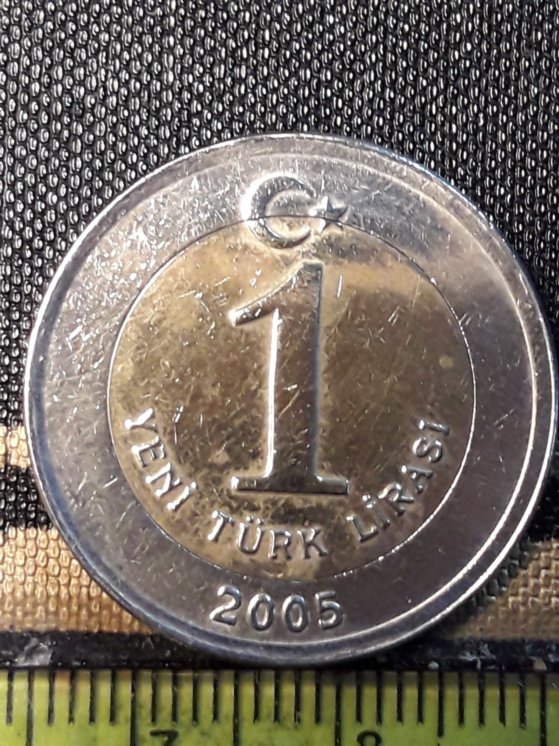 سکه کلکسیونی 1 لیر ترکیه قدیم 2005 کد286