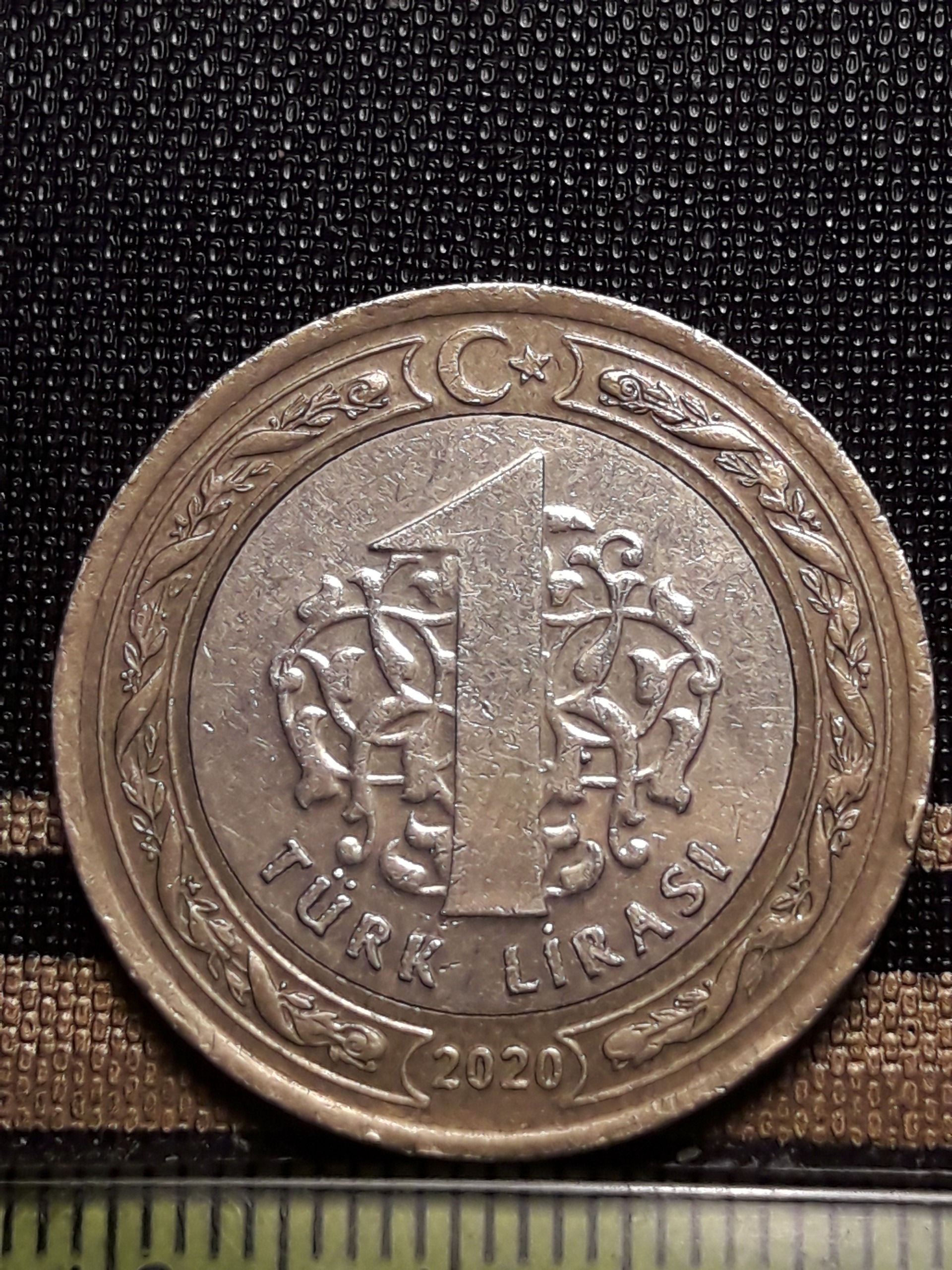 سکه کلکسیونی بایمتال 1 لیر ترکیه 2020 کد 324