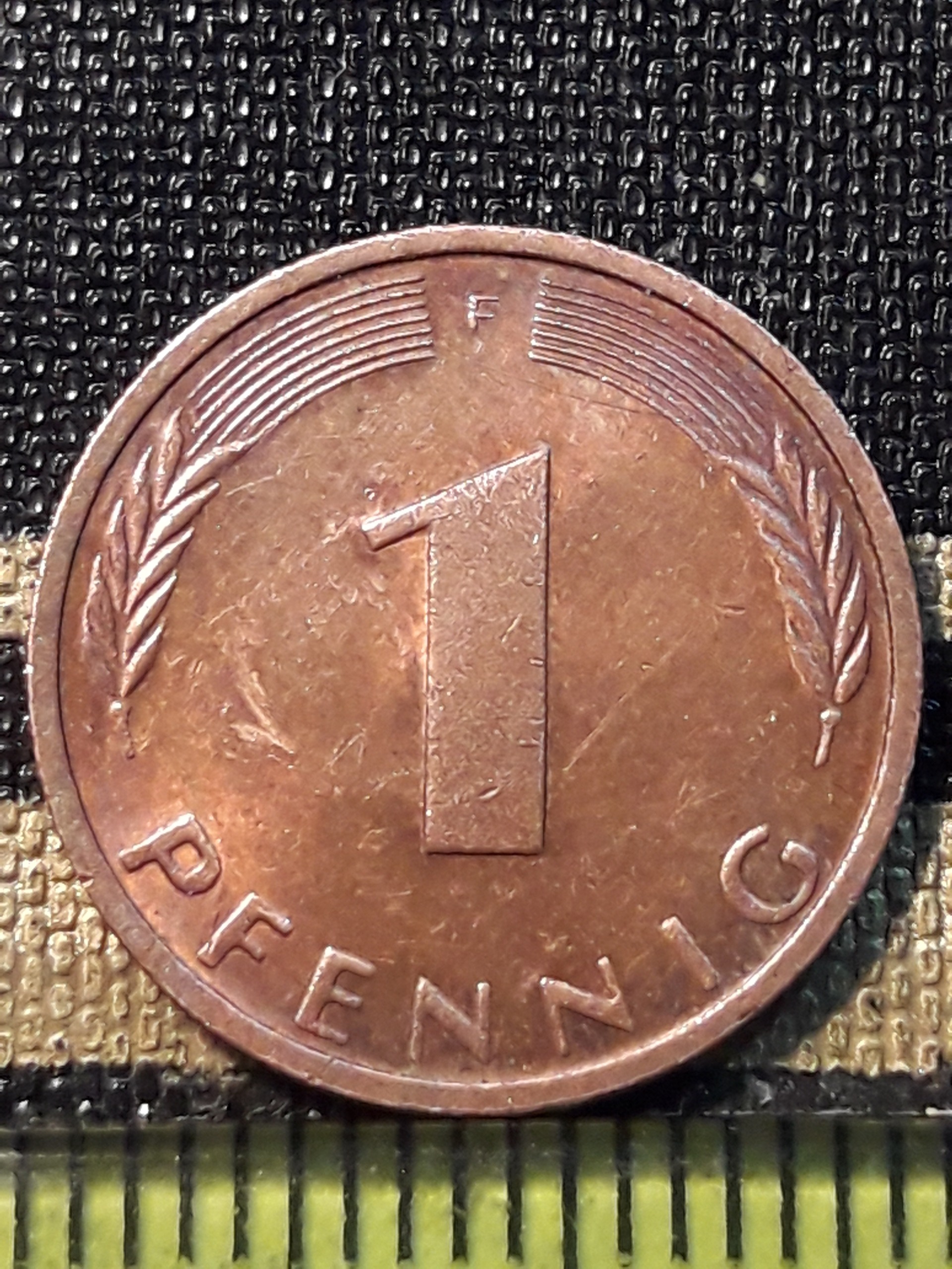 سکه کلکسیونی رایش آلمان 1 فینینگ 1976F کد 330