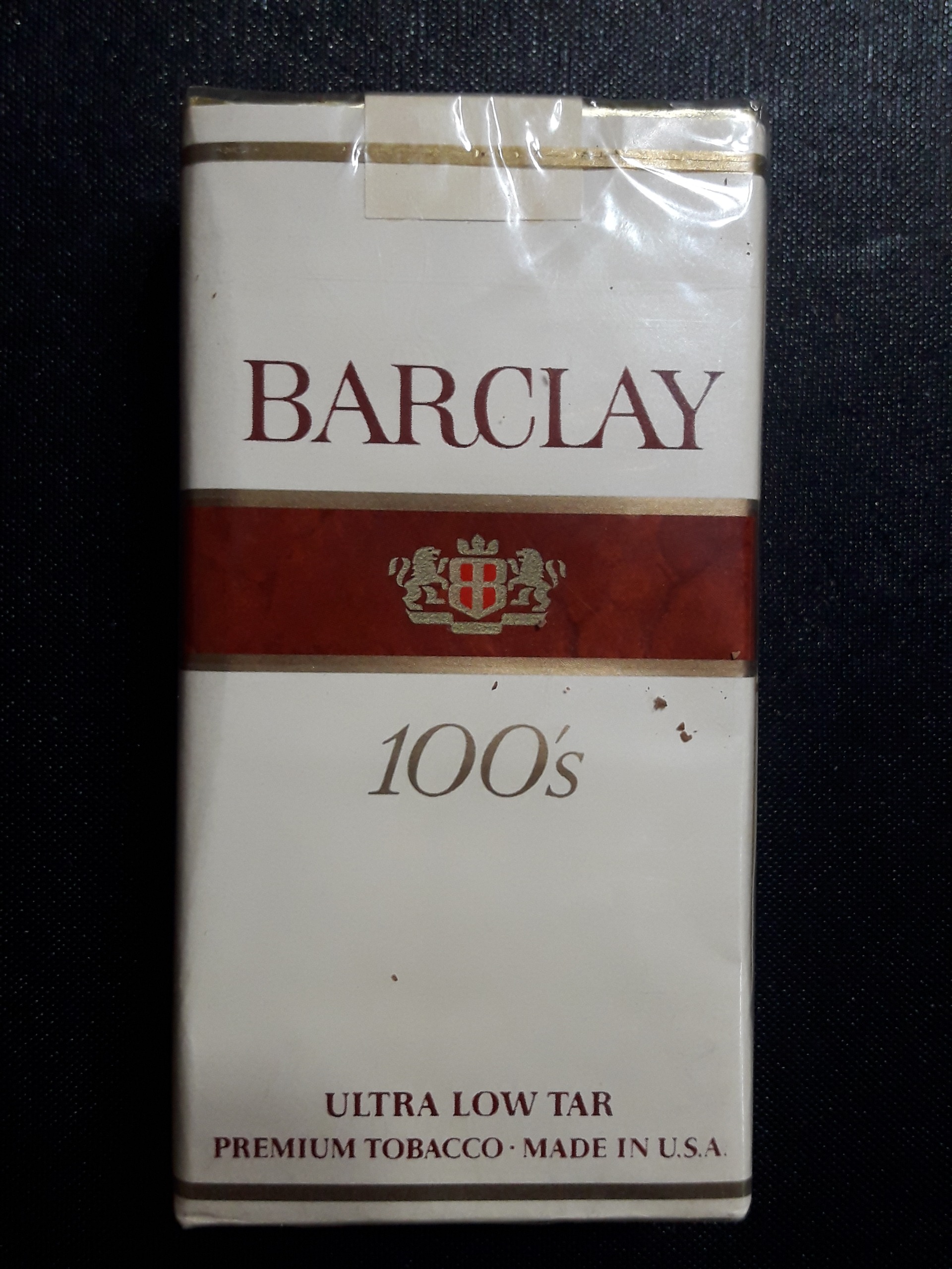 پاکت سیگار کمیاب آمریکایی BARCLAY بلند آکبند