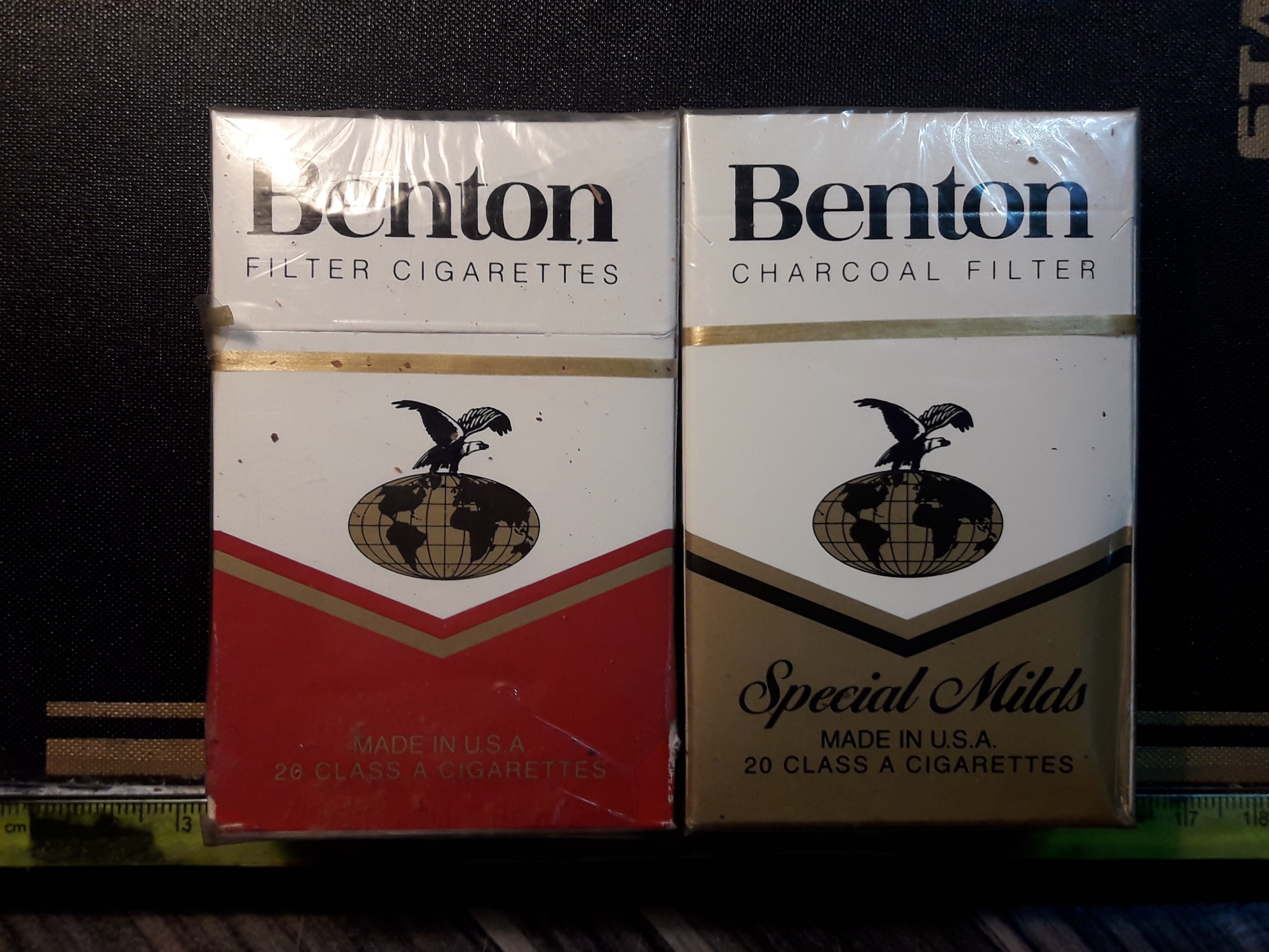 ست سیگار کمیاب آمریکایی Benton قدیمی آکبند