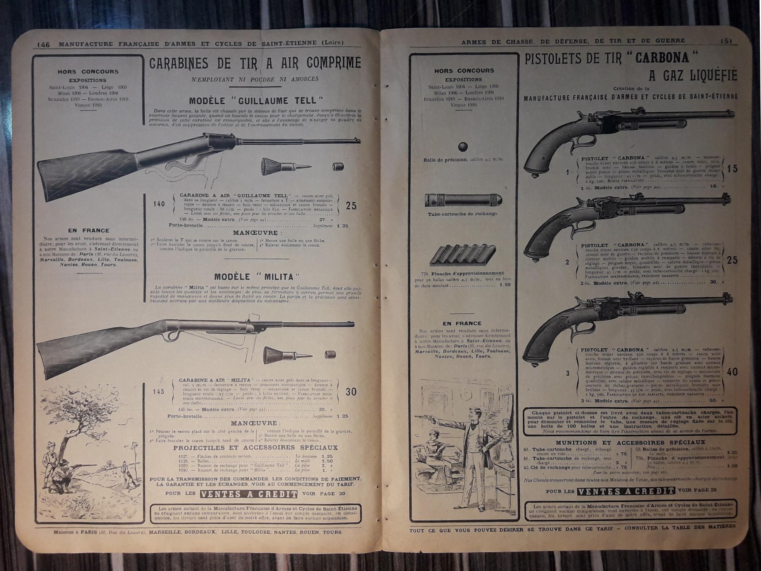 تبلیغات کلکسیونی اسلحه قدمت 115 سال