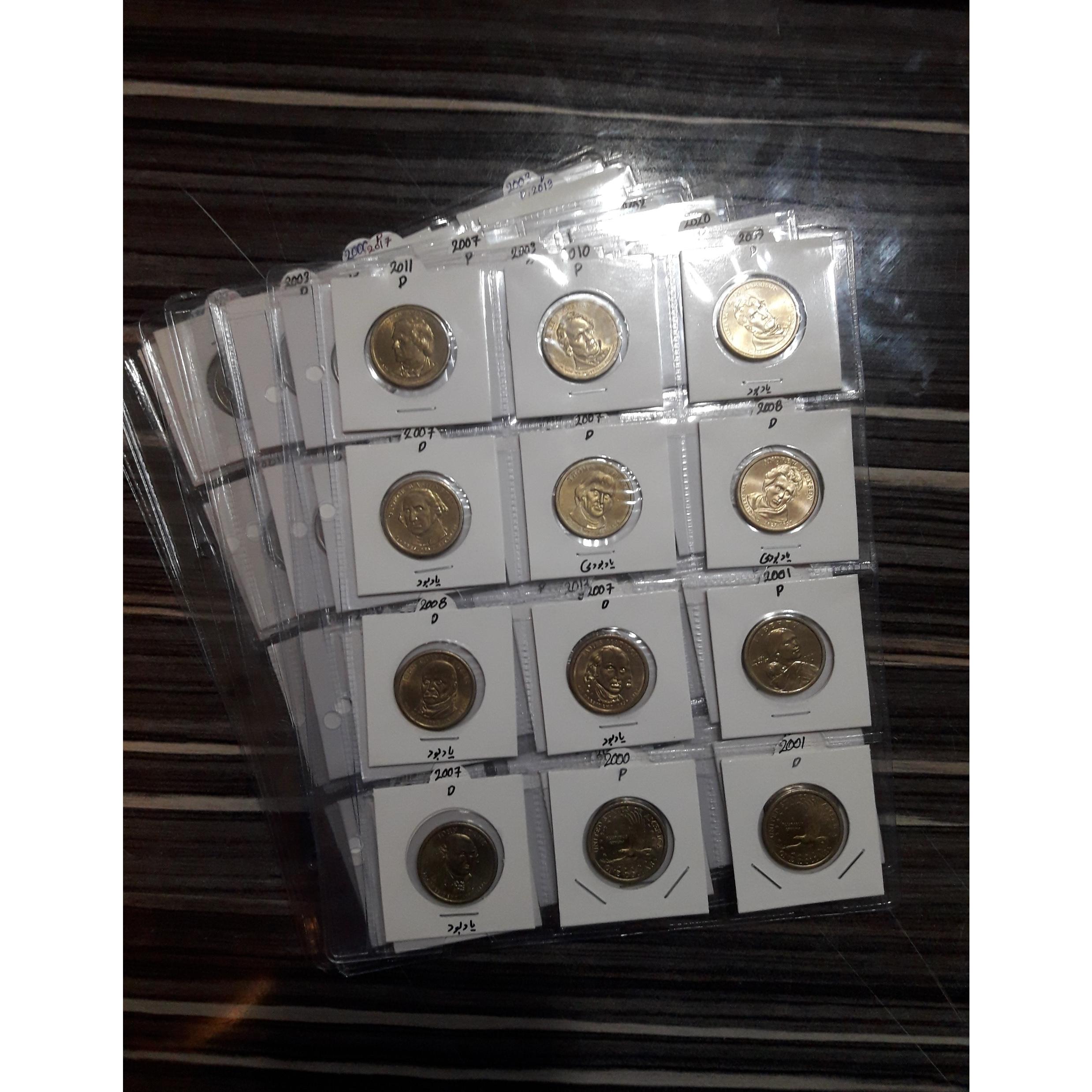 1 عدد ورق 12 خانه نایلونی درجه 1 شفاف سکه