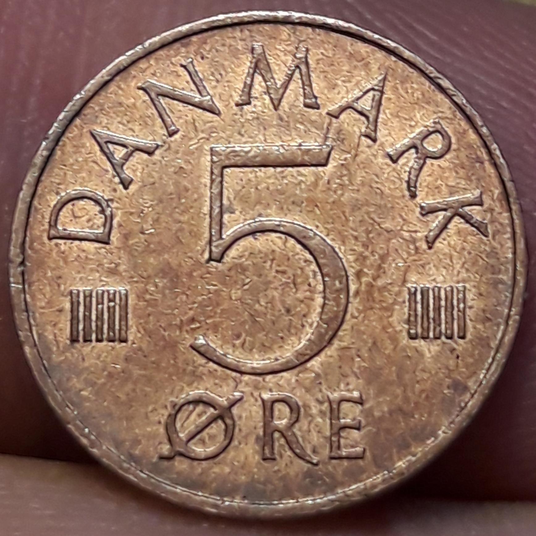 سکه کلکسیونی کمیاب دانمارک 1973 کد 387