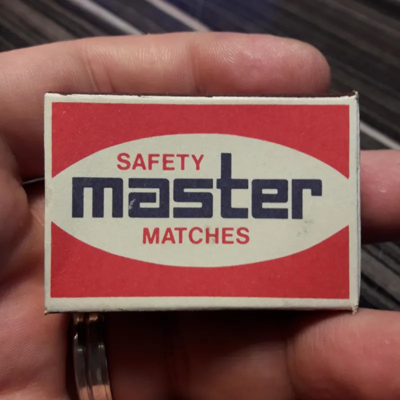 کبریت کلکسیونی کمیاب خارجی مستر قدمت بالا