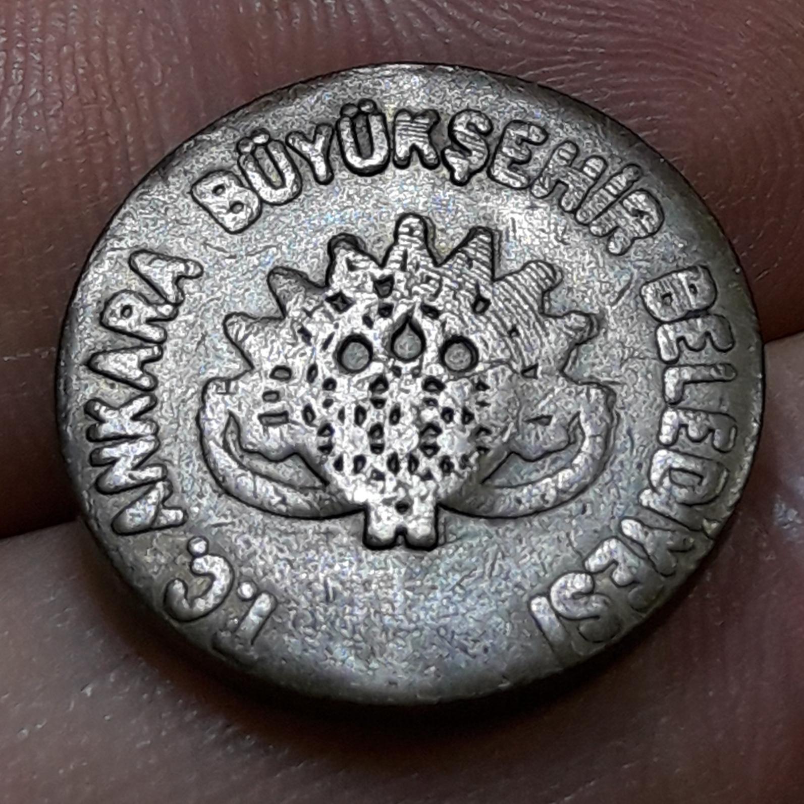 ژتون کلکسیونی بسیار کمیاب خارجی دوطرف متفاوت