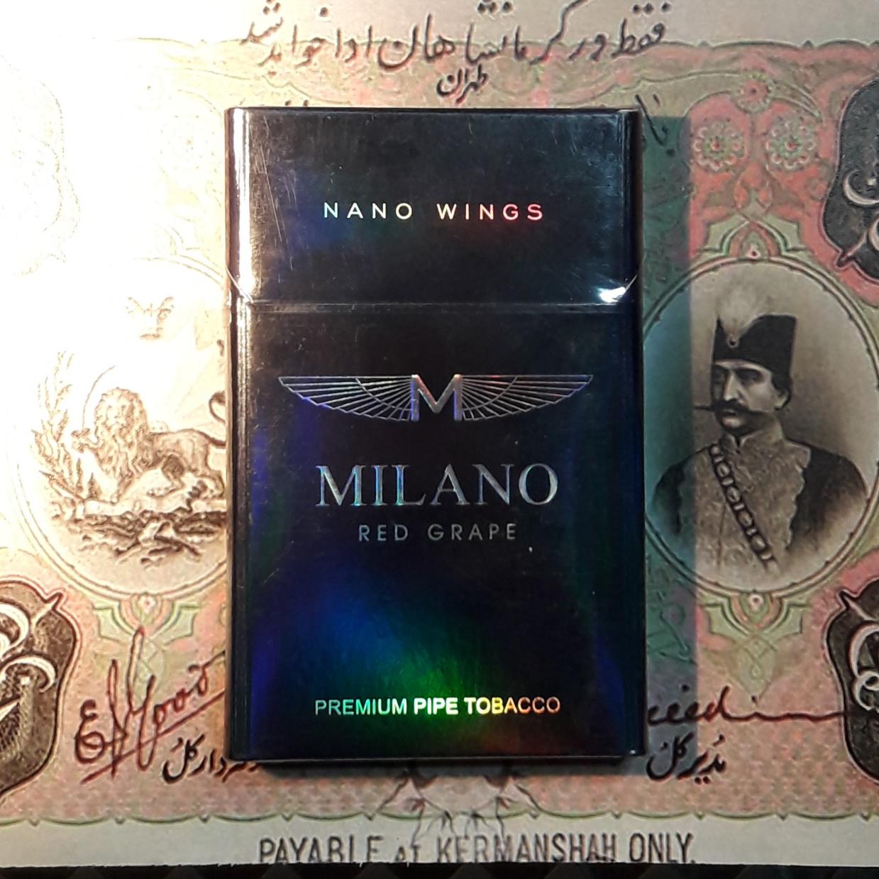 پاکت سیگار کلکسیونی میلانو نانو آبی آکبند کد 53