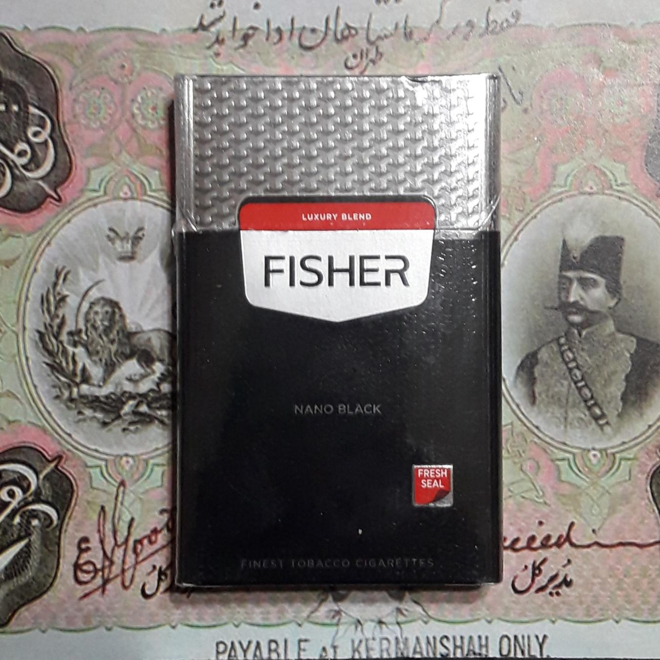 پاکت سیگار کلکسیونی فیشر بلک خارجی آکبند کد 56