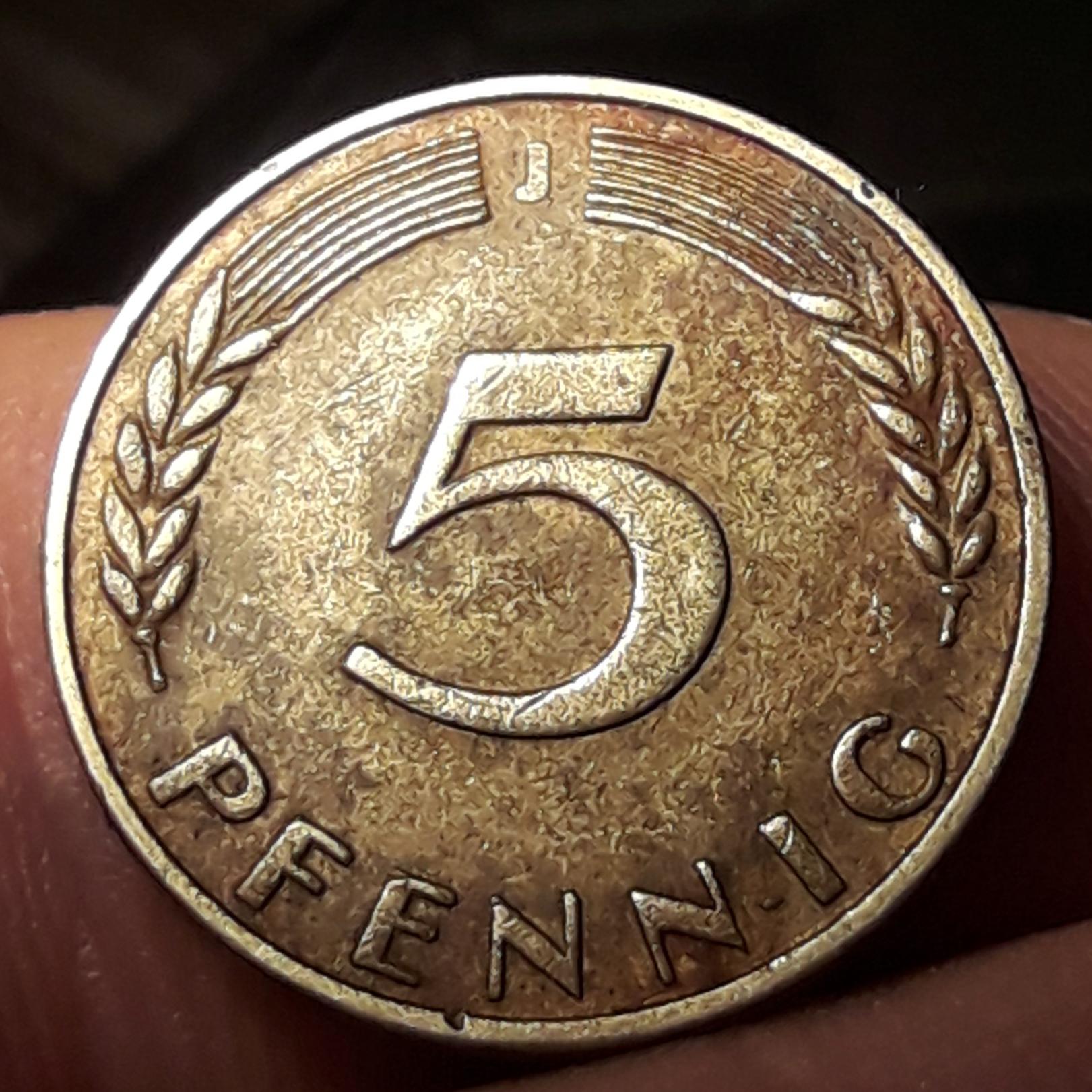 سکه کلکسیونی کمیاب آلمان 1950J کد 624