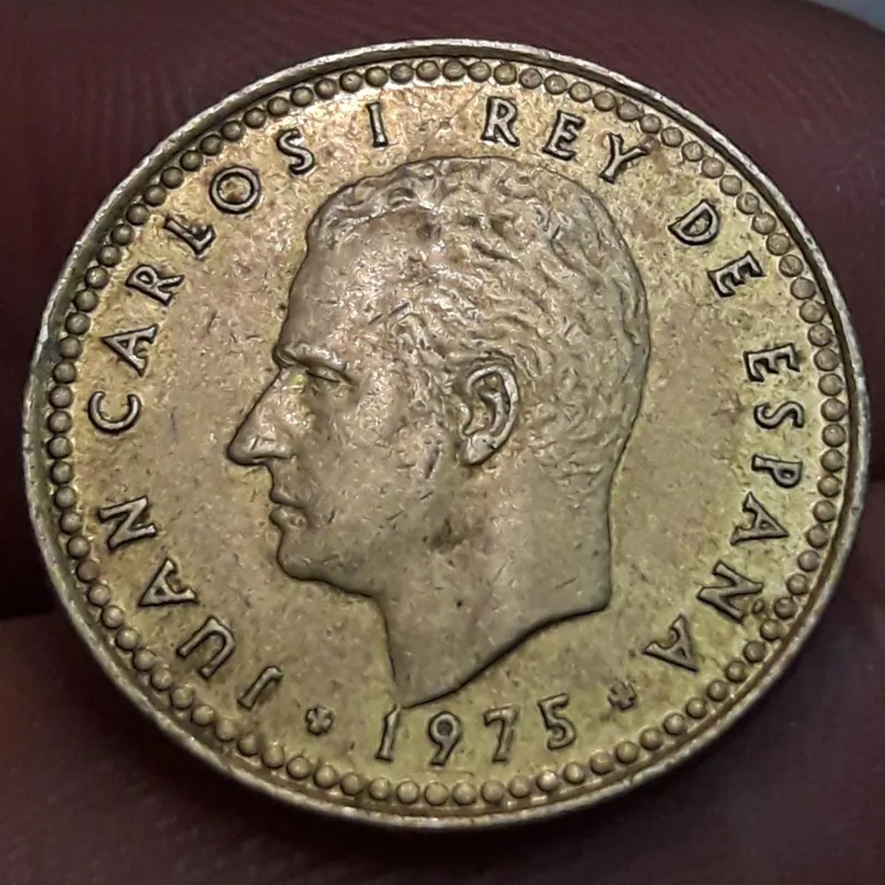 سک6 کلکسیونی کمیاب 1 پزوتا اسپانیا 1975 کد1079