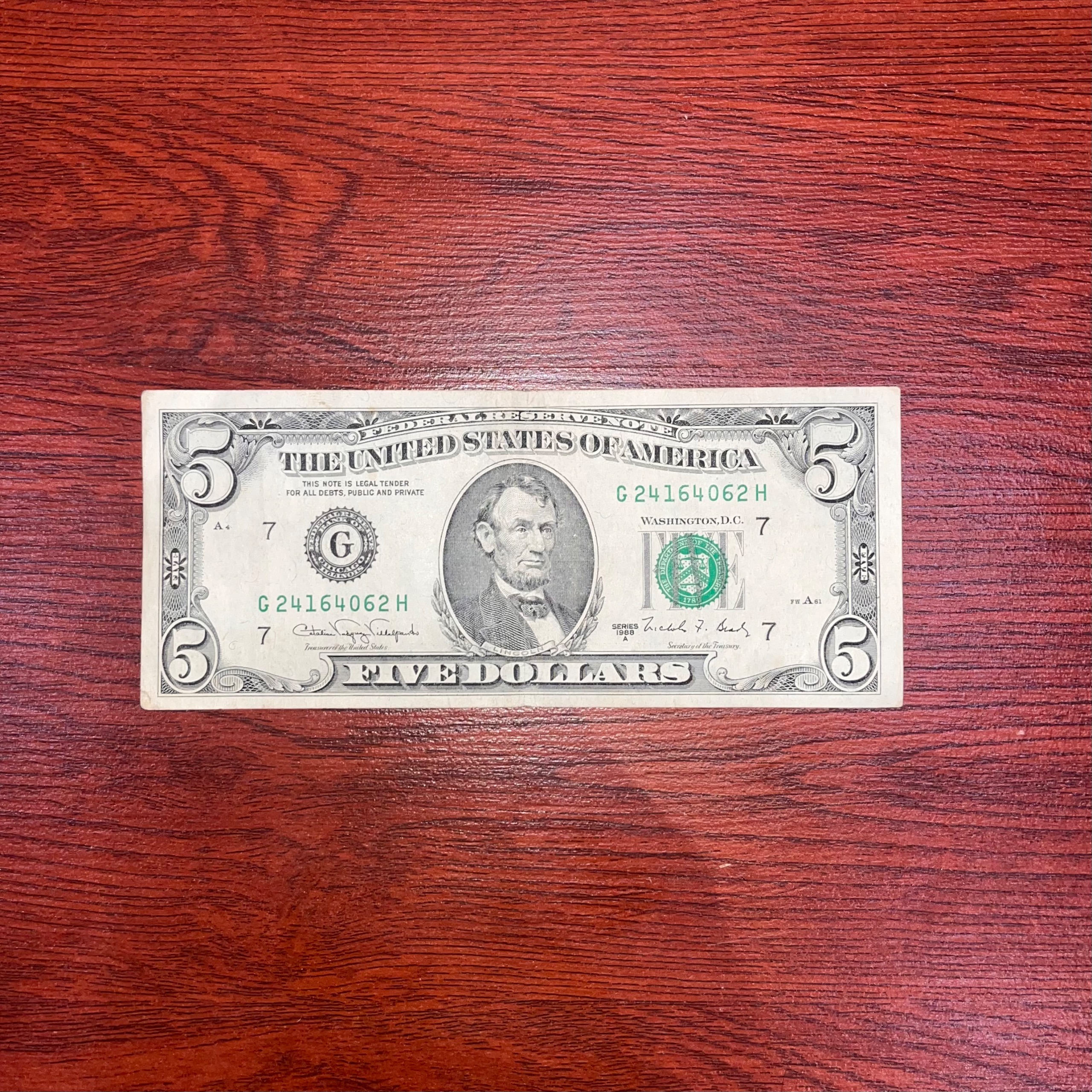 پنج دلاری آمریکا