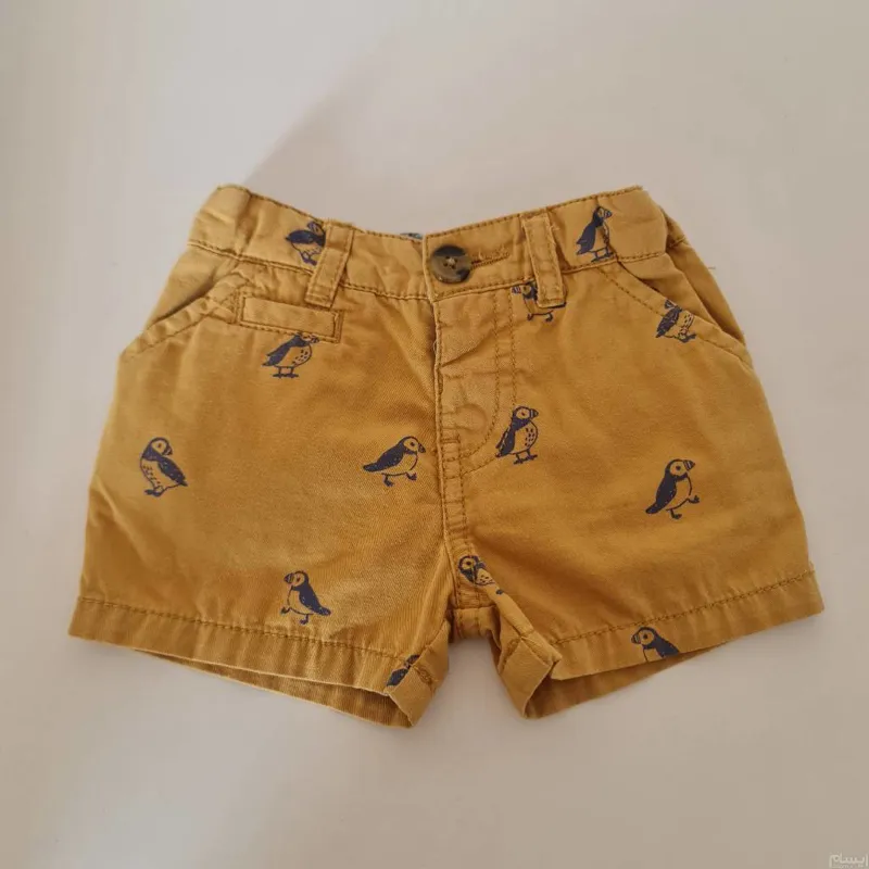 شلوارک کتان خارجی