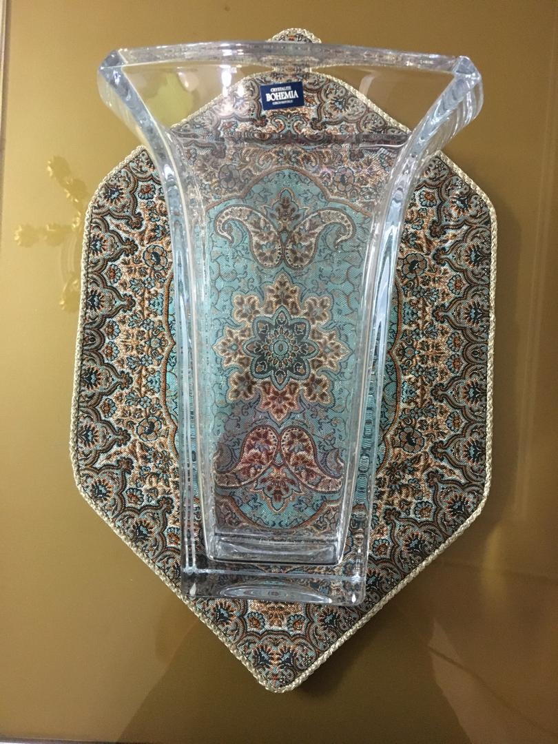 گلدان رکتنگل بوهمیا اصل چک