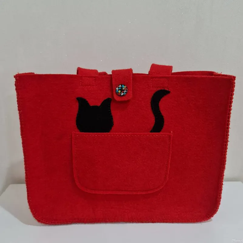 کیف نمدی دست دوز محکم و با کیفیت