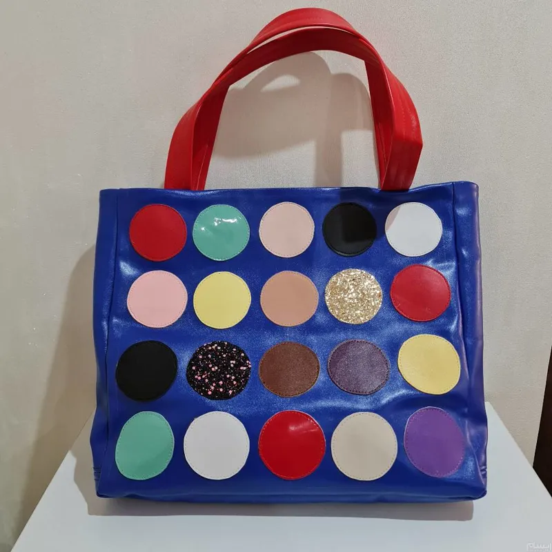 کیف دست دوز چرم مصنوعی