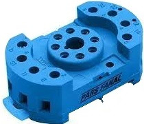 سوکت رله شیشه ای 8 پایه پارس فانال PF-8PIN