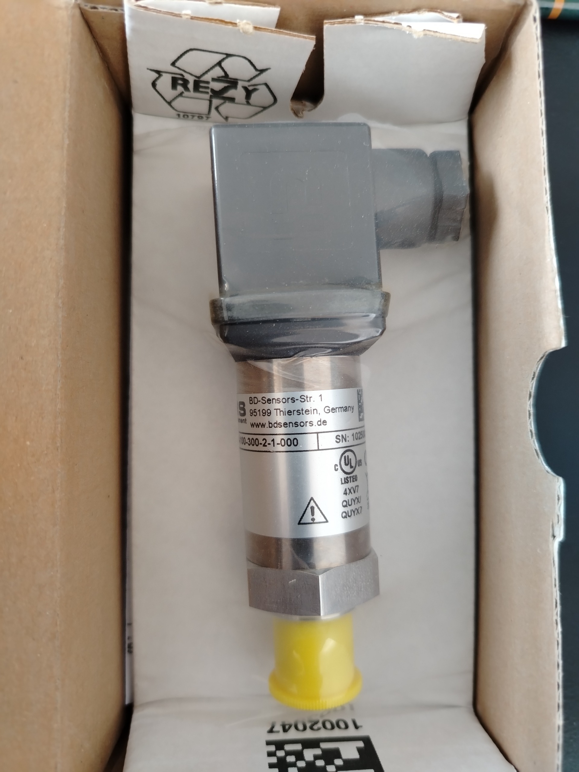 سنسور فشار 0-16 بار آلمانی BD SENSORS 30.600 G