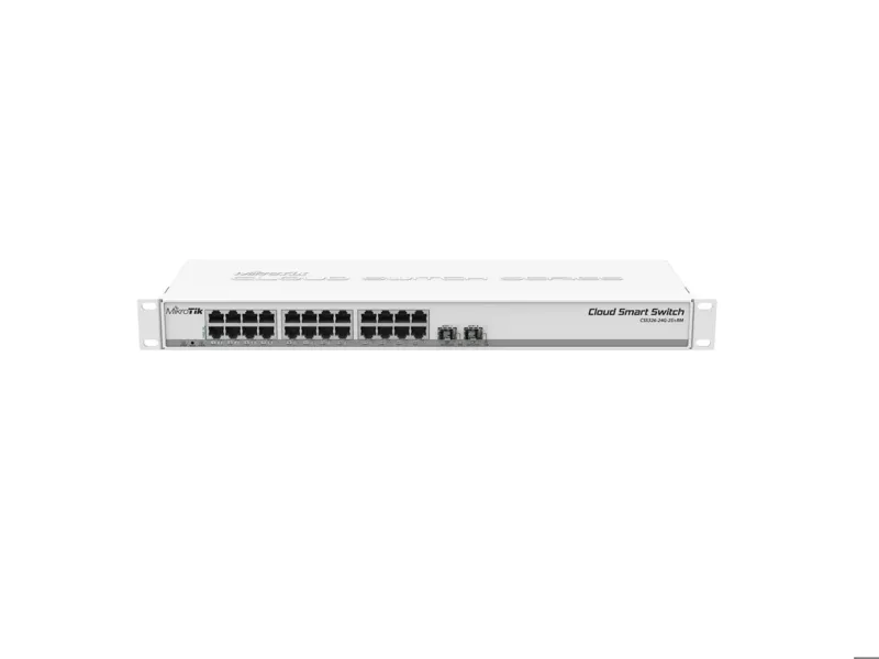 سوئیچ شبکه 24 پورت میکروتیک مدل CRS 326-24G-2SRM