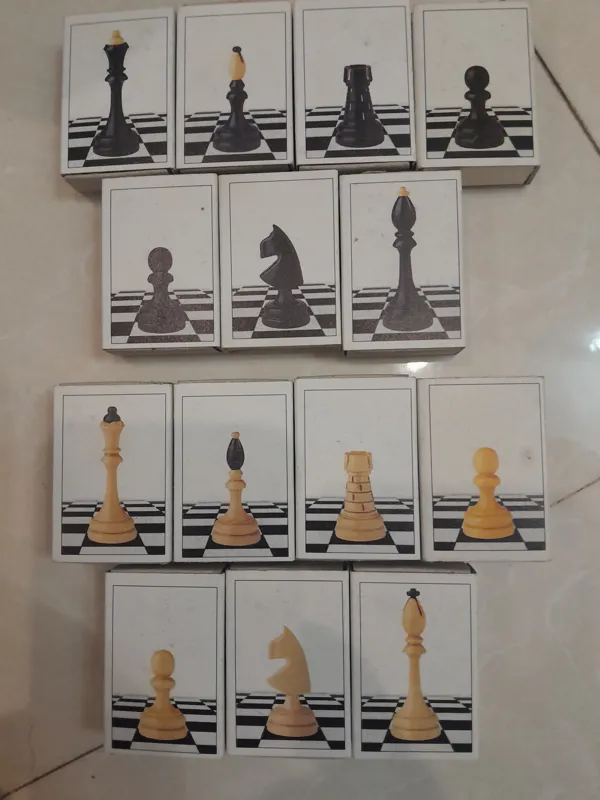 کبریت مقوایی طرح شطرنج