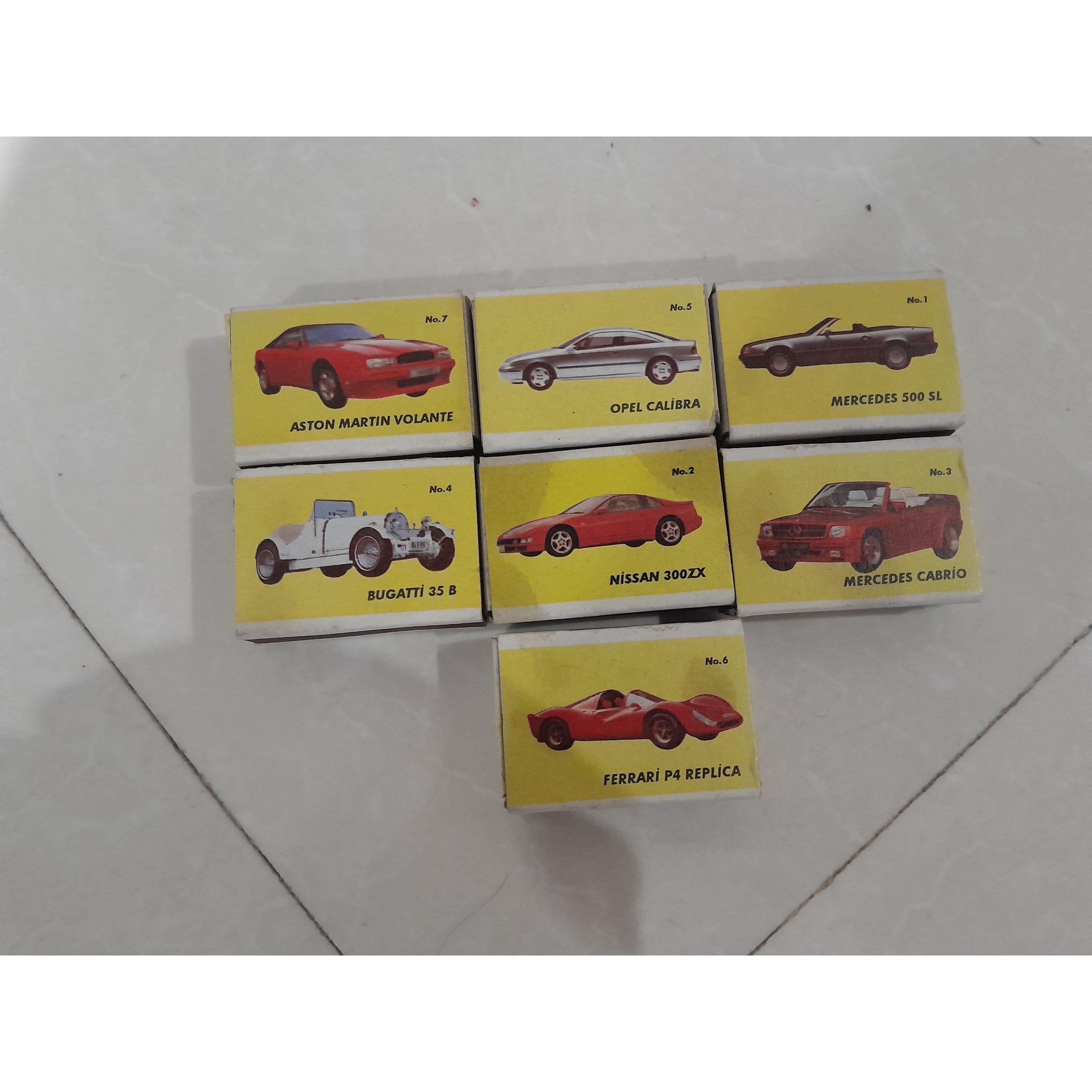 کبریت مقوایی با طرح ماشین