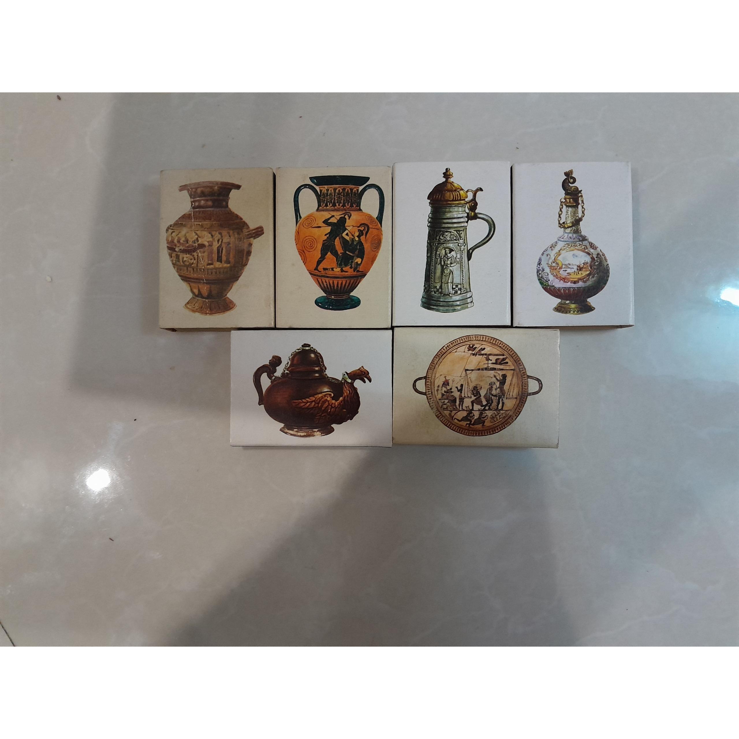 کبریت مقوایی طرح ظروف باستانی