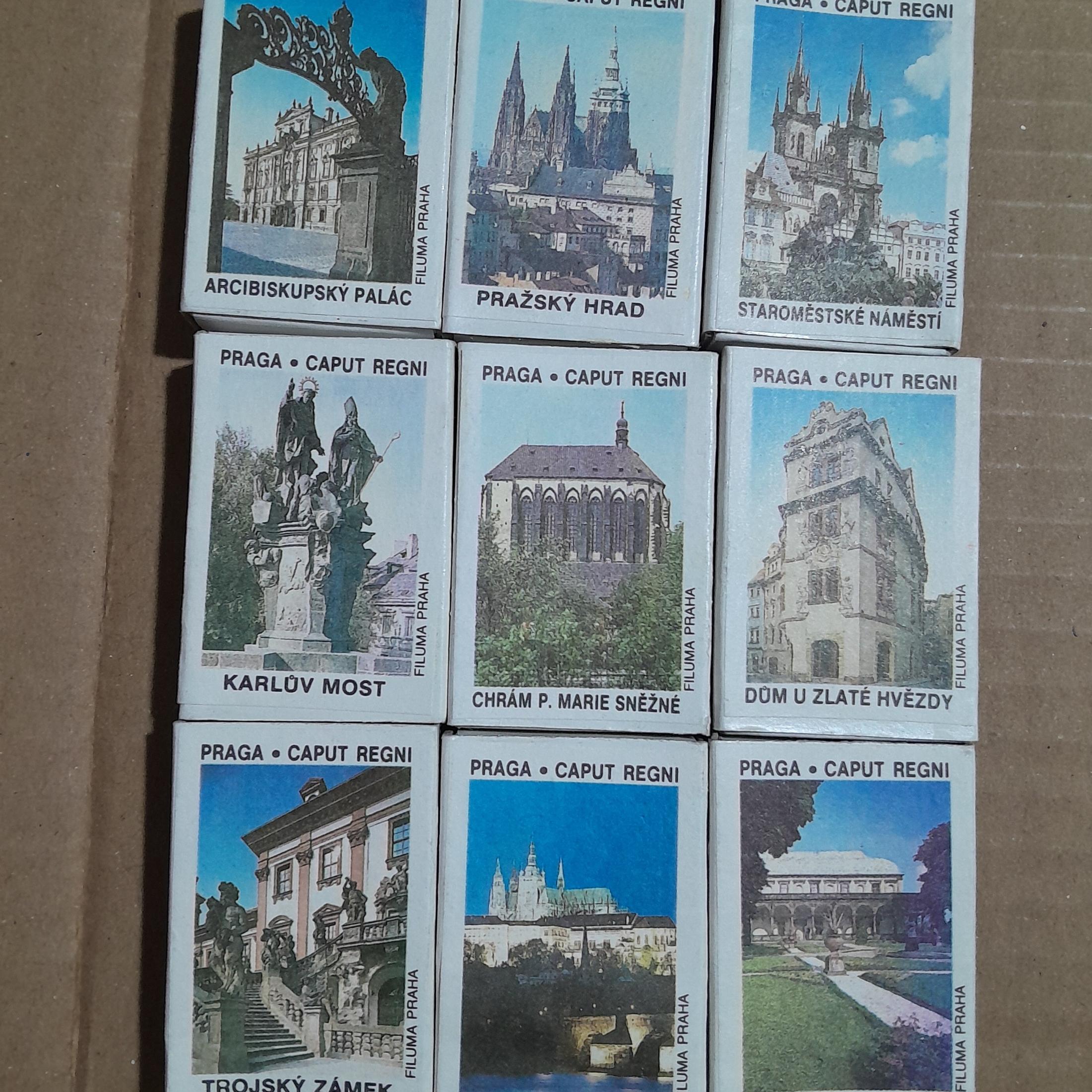 کبریت مقوایی با تصاویر بناهای معروف