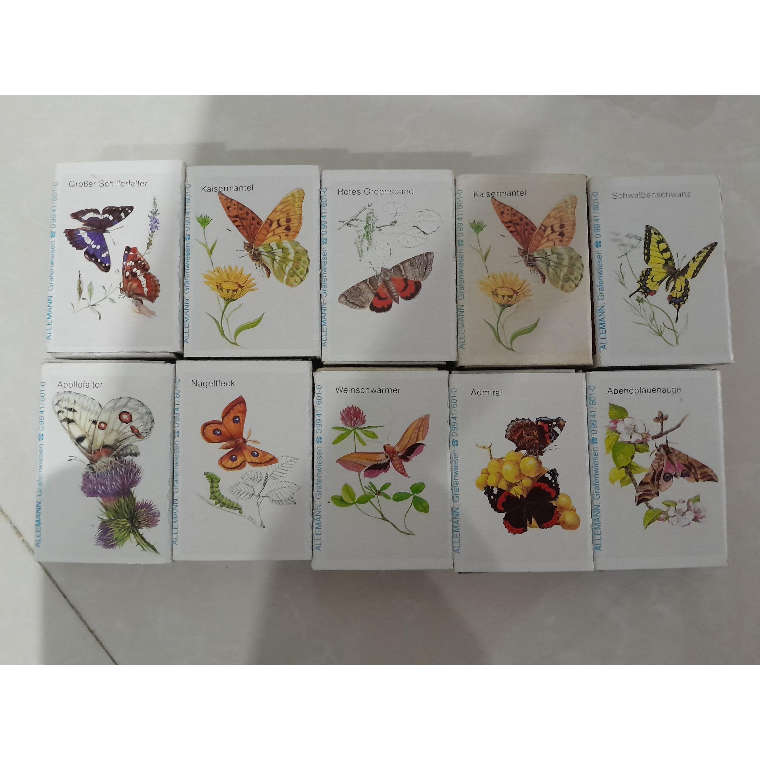 کبریت مقوایی با طرح پروانه