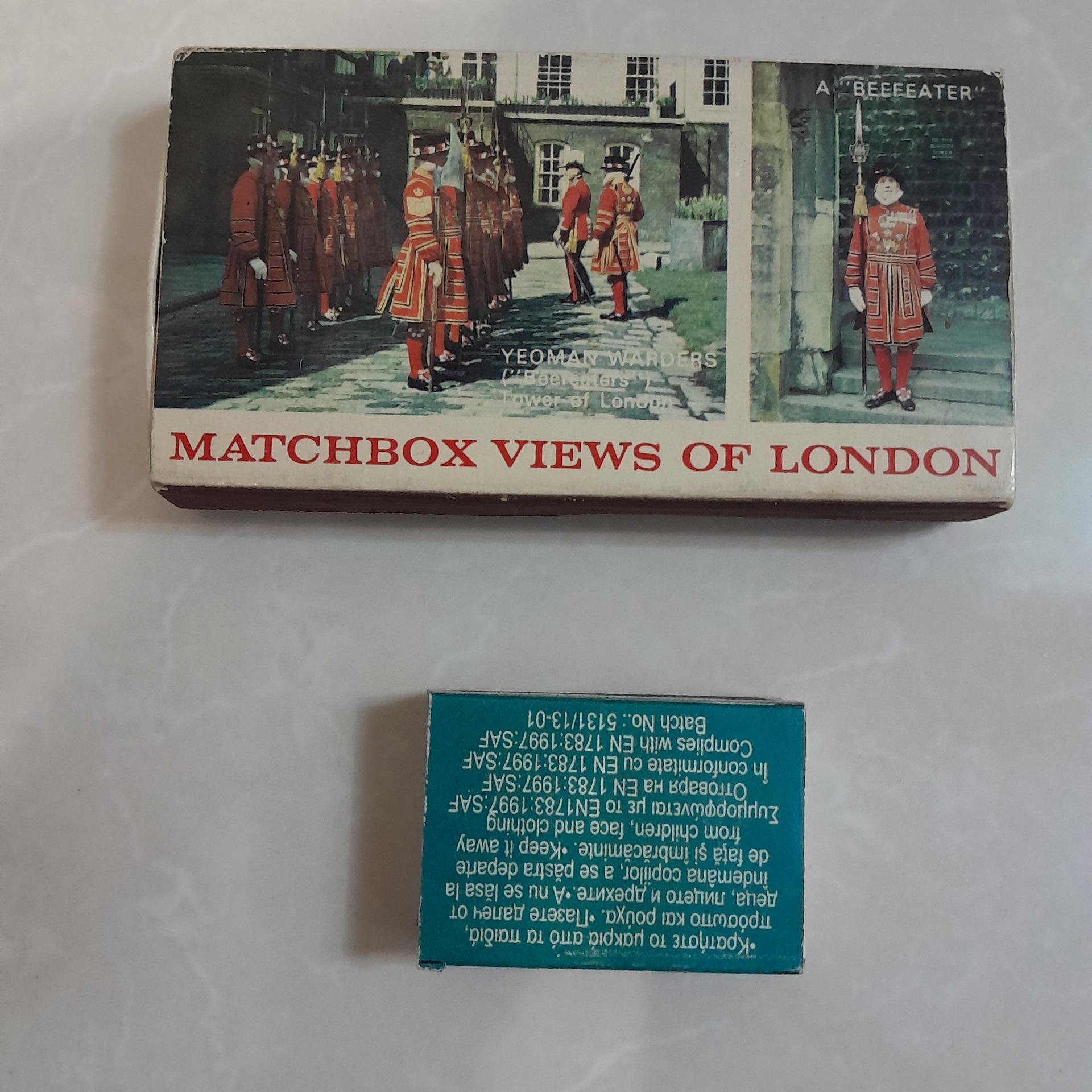 کبریت رومیزی با تصاویر شهر لندن