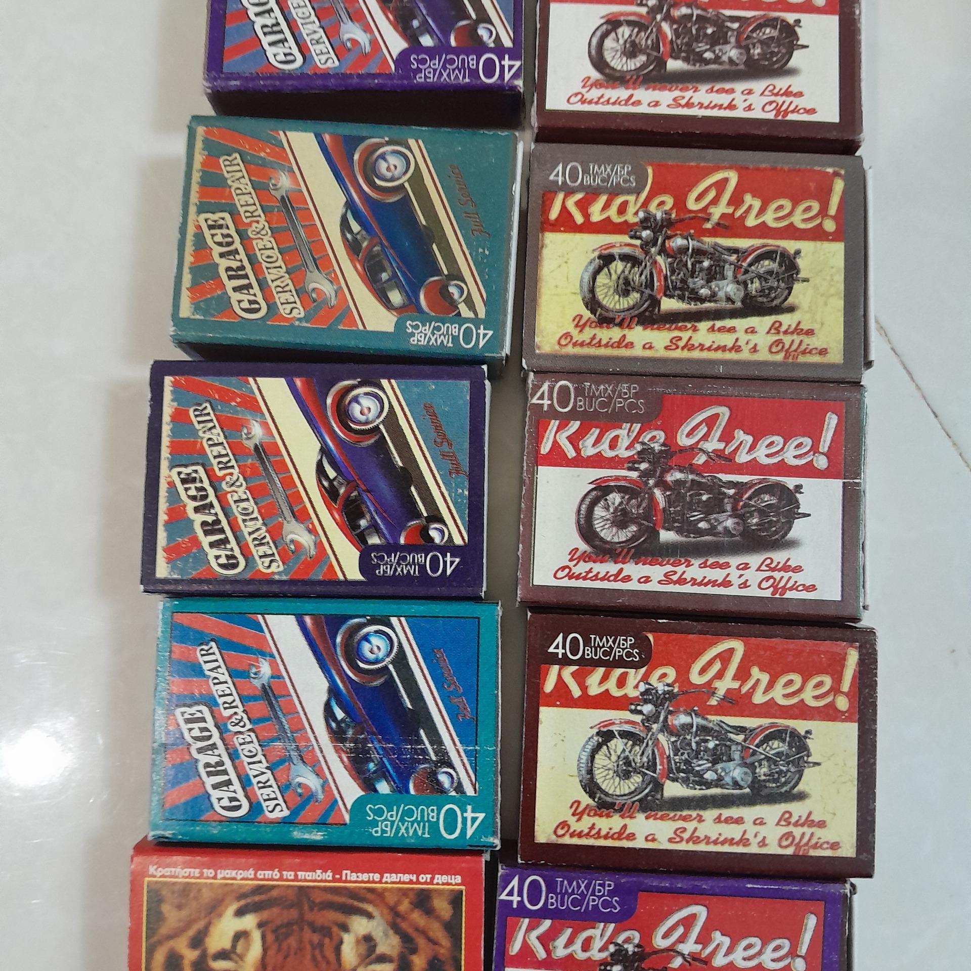 کبریت مقوایی طرح ماشین و موتور